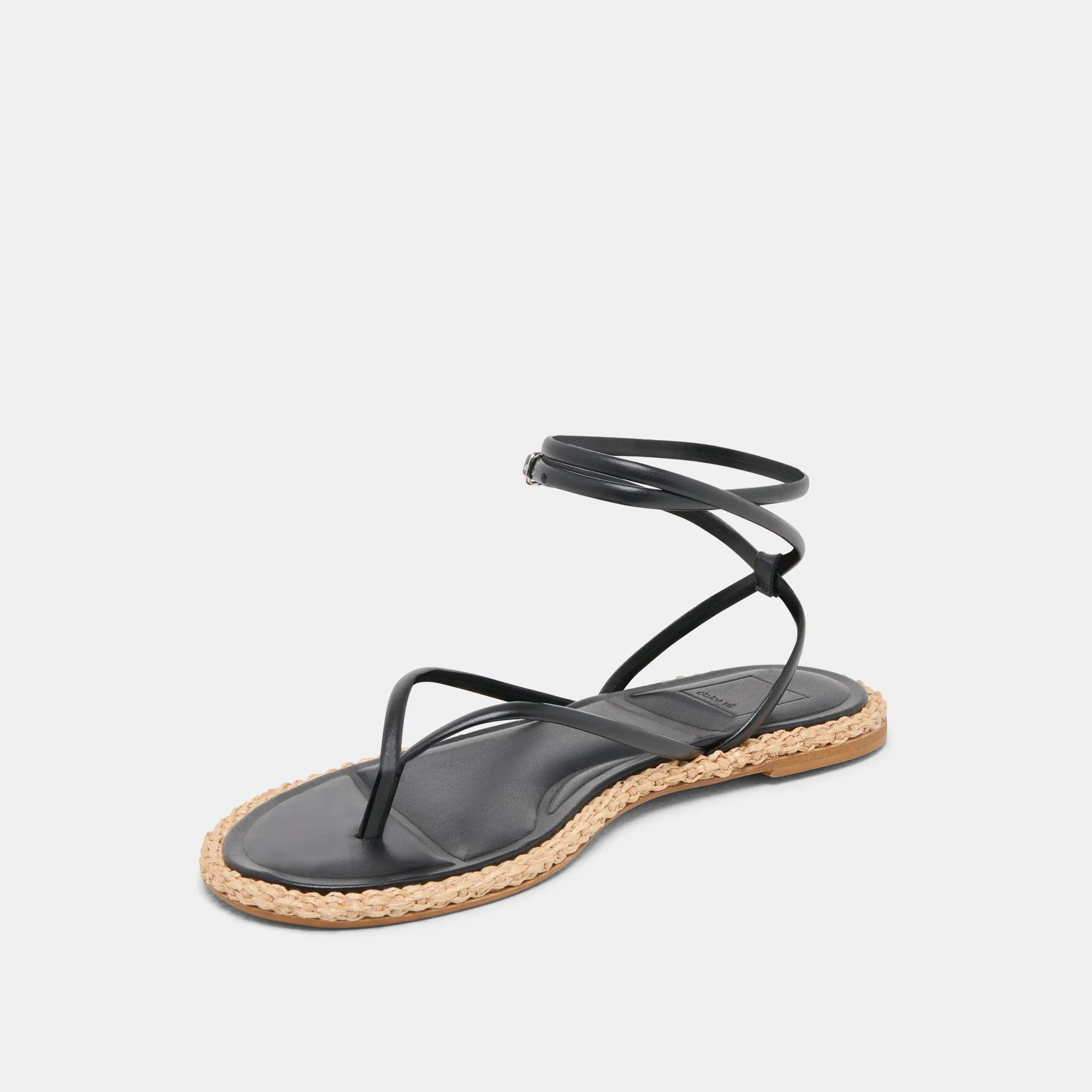 COVE SANDALETTEN AUS SCHWARZEM LEDER