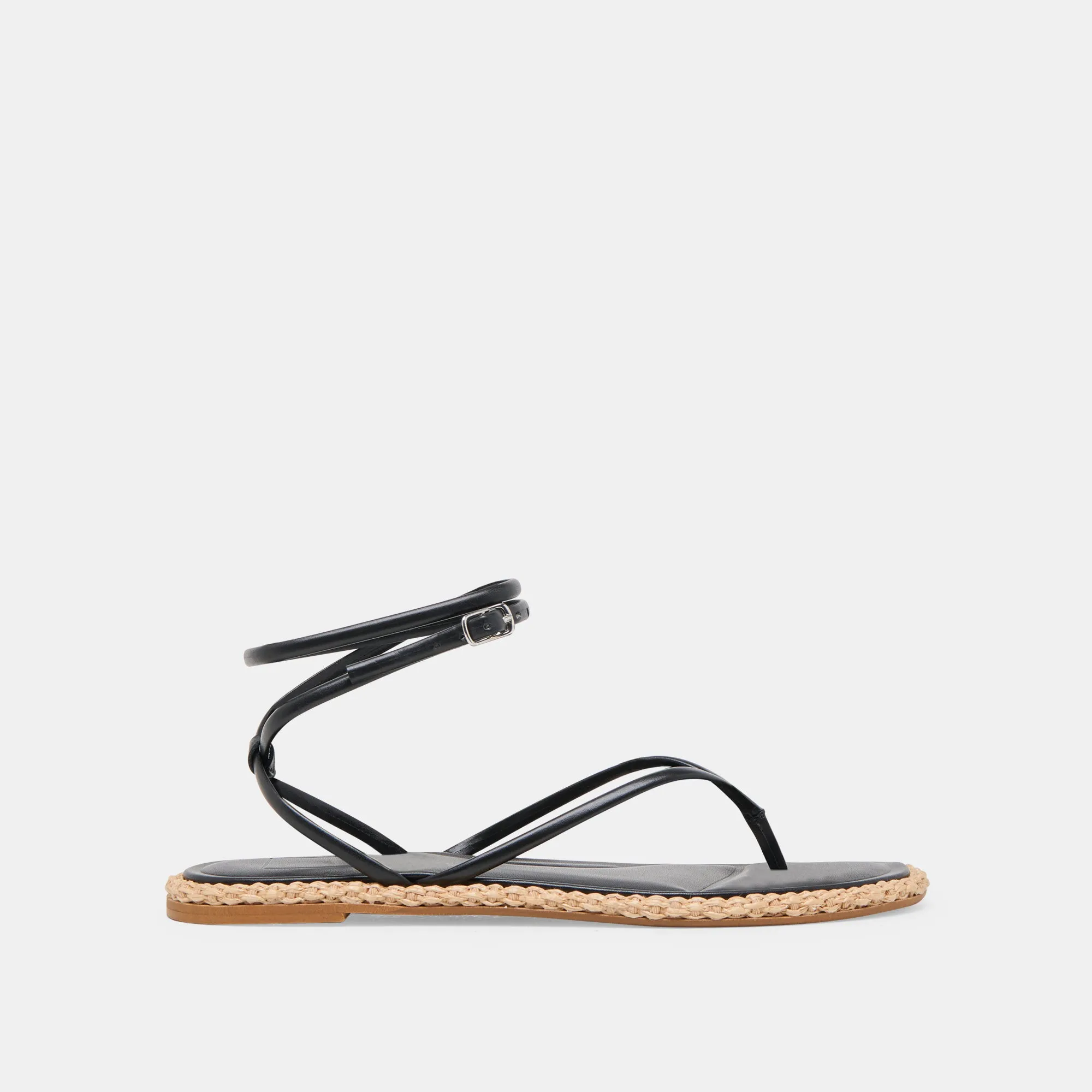 COVE SANDALETTEN AUS SCHWARZEM LEDER