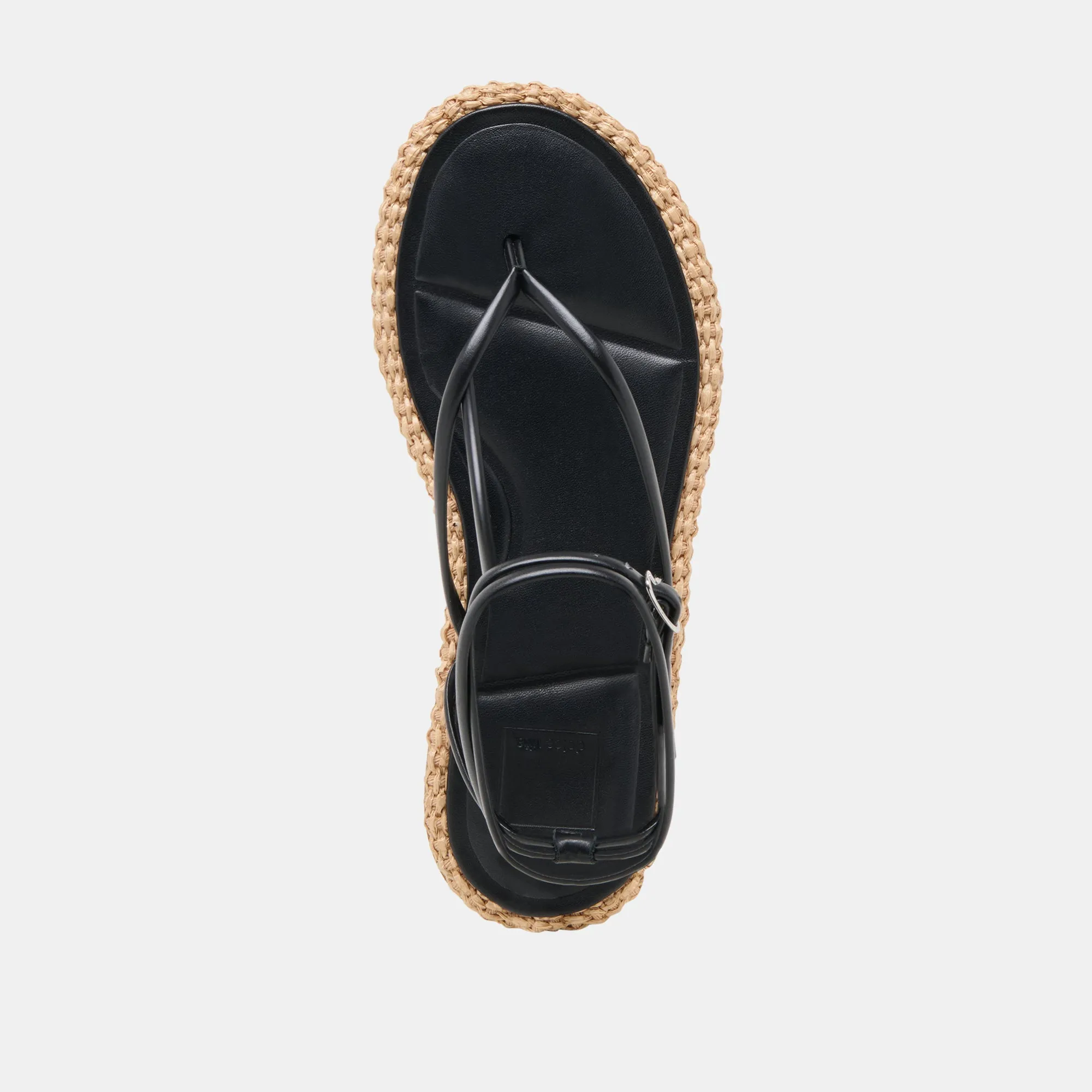 COVE SANDALETTEN AUS SCHWARZEM LEDER