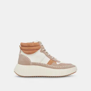 DALEY SNEAKERS TAUBE MULTI WILDLEDER