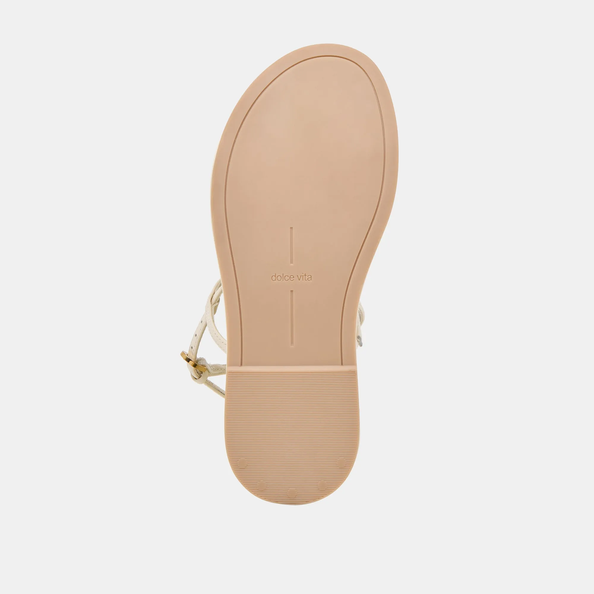 DALLEN SANDALEN IN OFF-WHITE LEDER