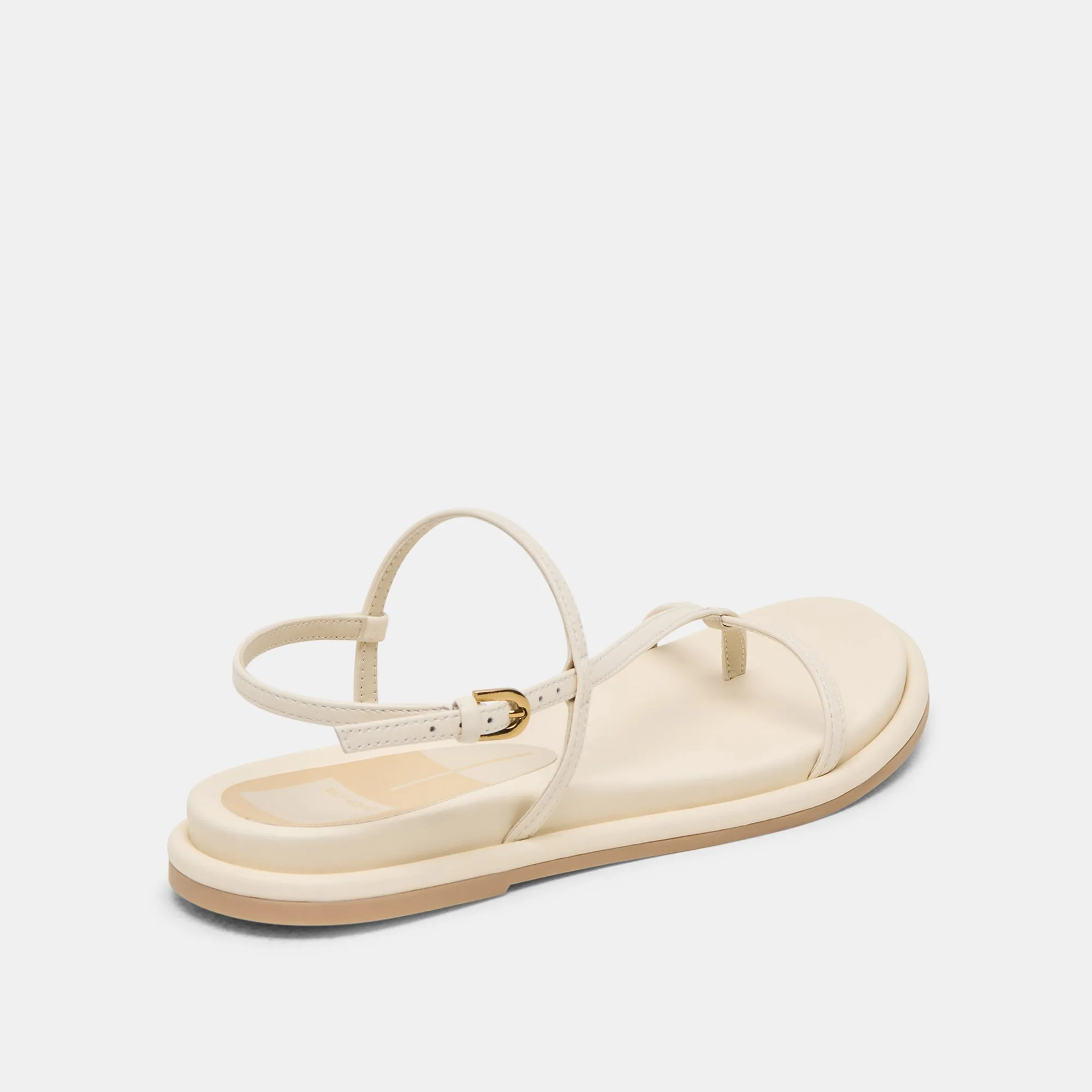 DALLEN SANDALEN IN OFF-WHITE LEDER