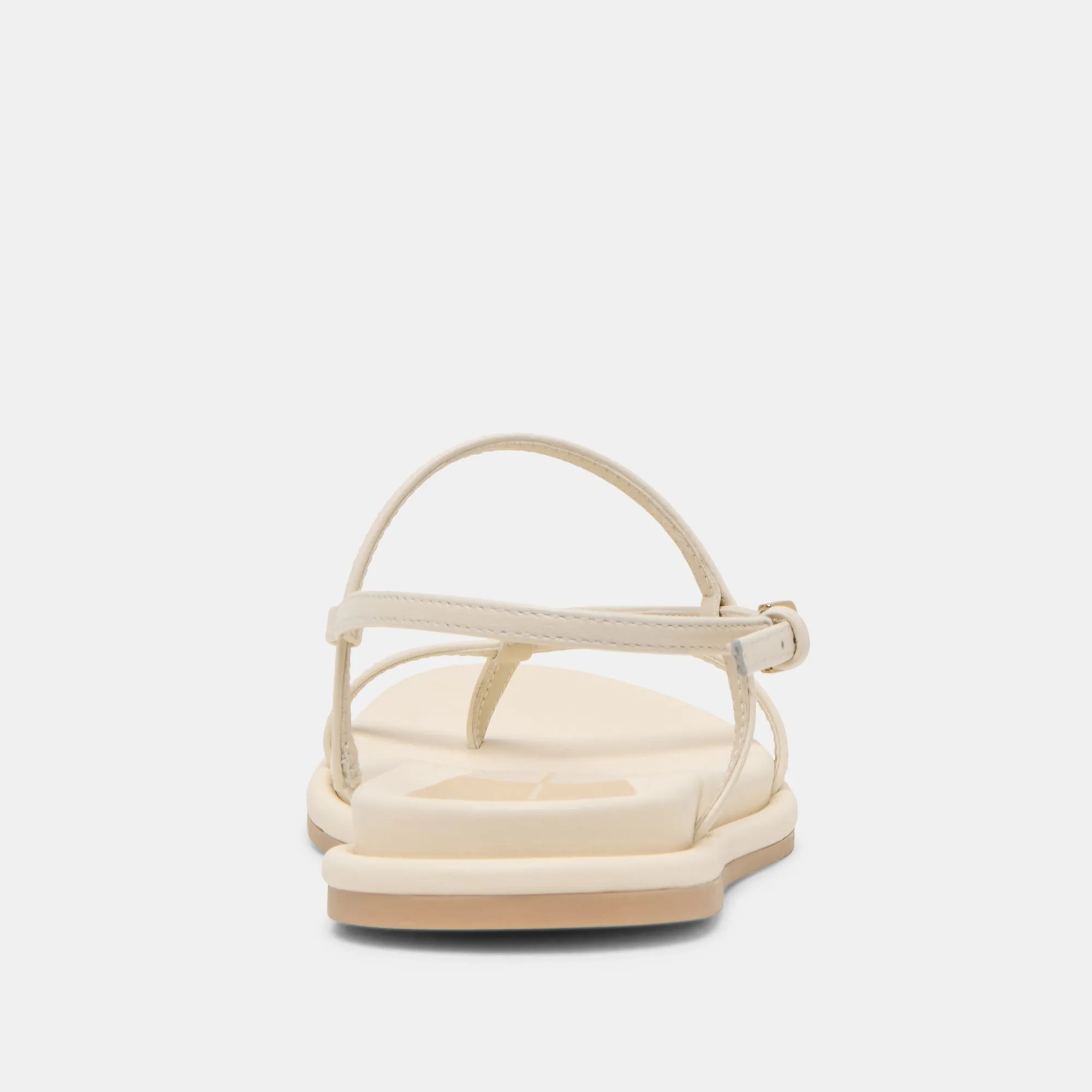 DALLEN SANDALEN IN OFF-WHITE LEDER