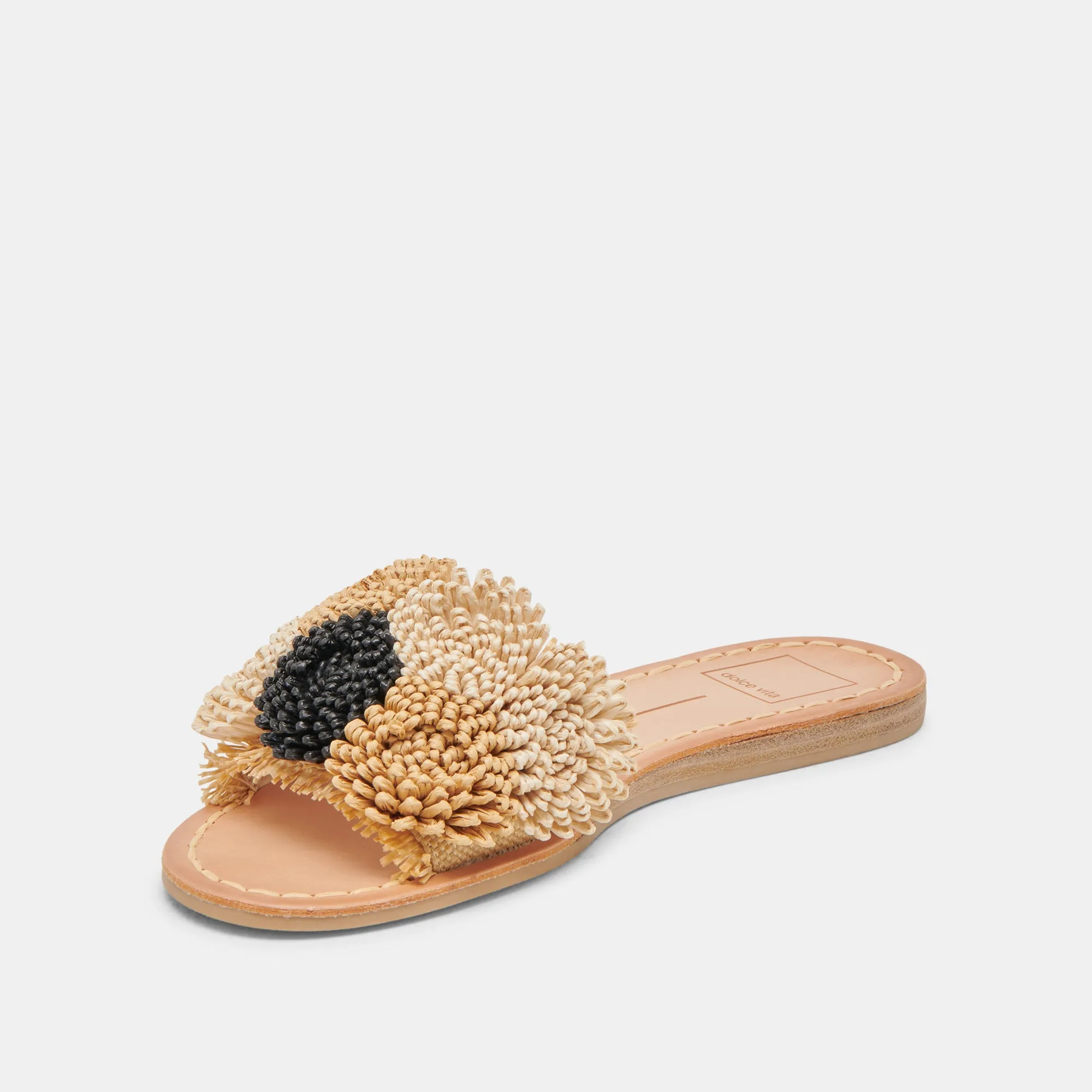 DANELA SANDALEN SCHWARZ NATURRAFFIA
