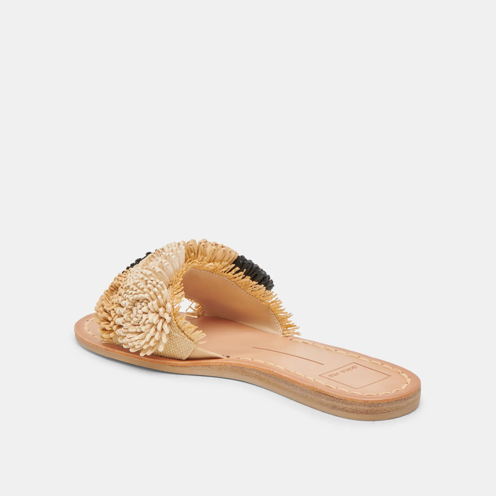 DANELA SANDALEN SCHWARZ NATURRAFFIA