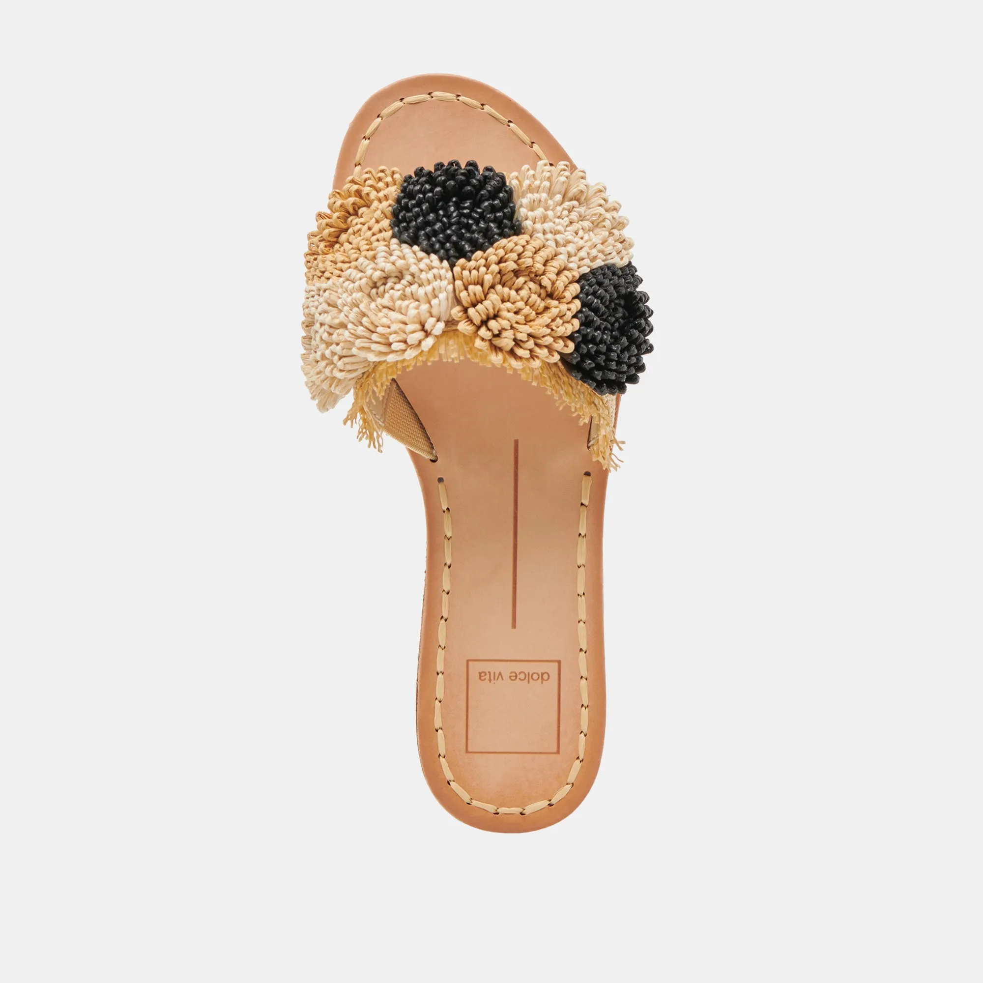 DANELA SANDALEN SCHWARZ NATURRAFFIA