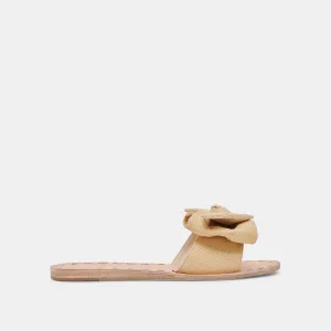 DARSEY SANDALS LT NATURRAFFIA