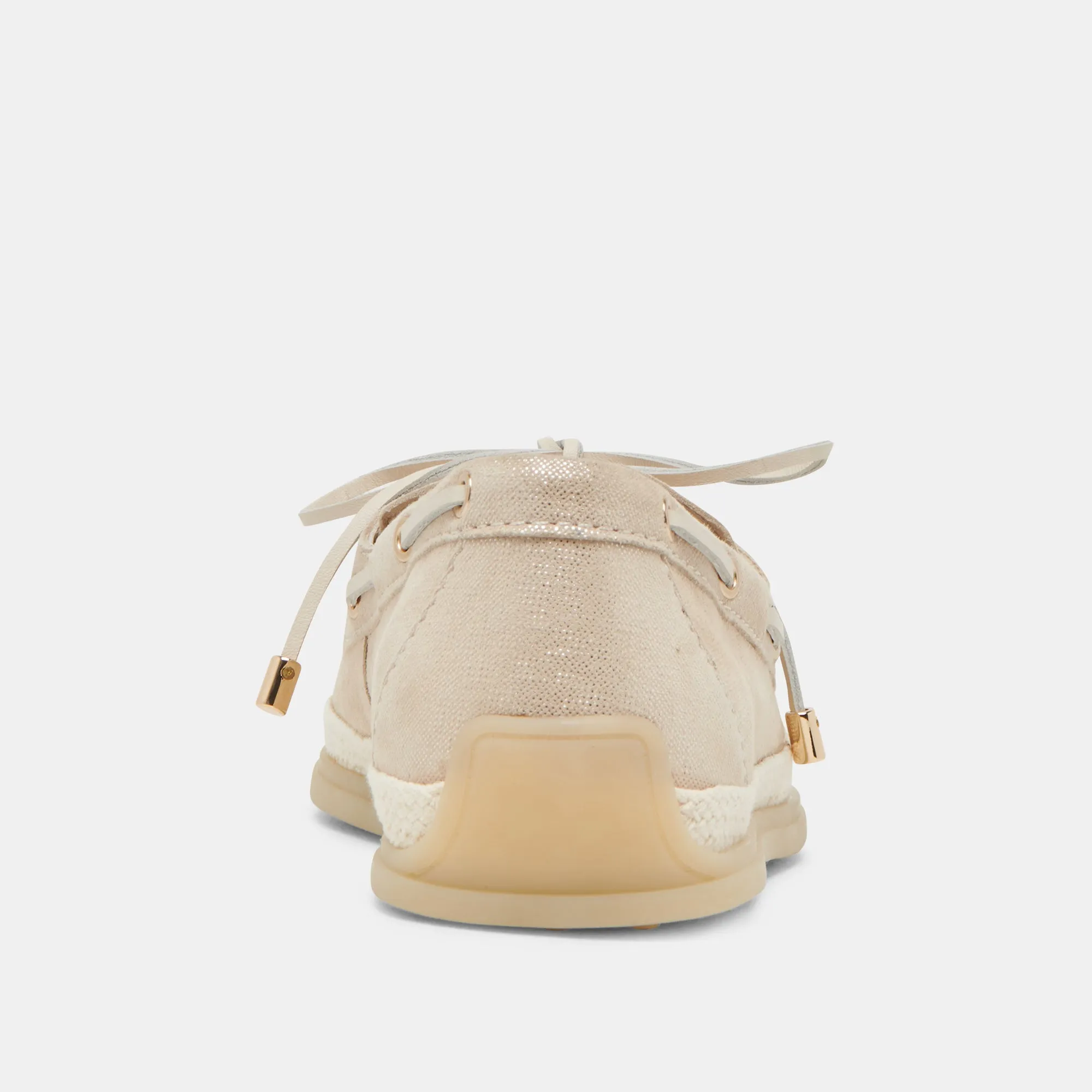 DORIS LOAFERS TAUB METALLIC GEWEBT