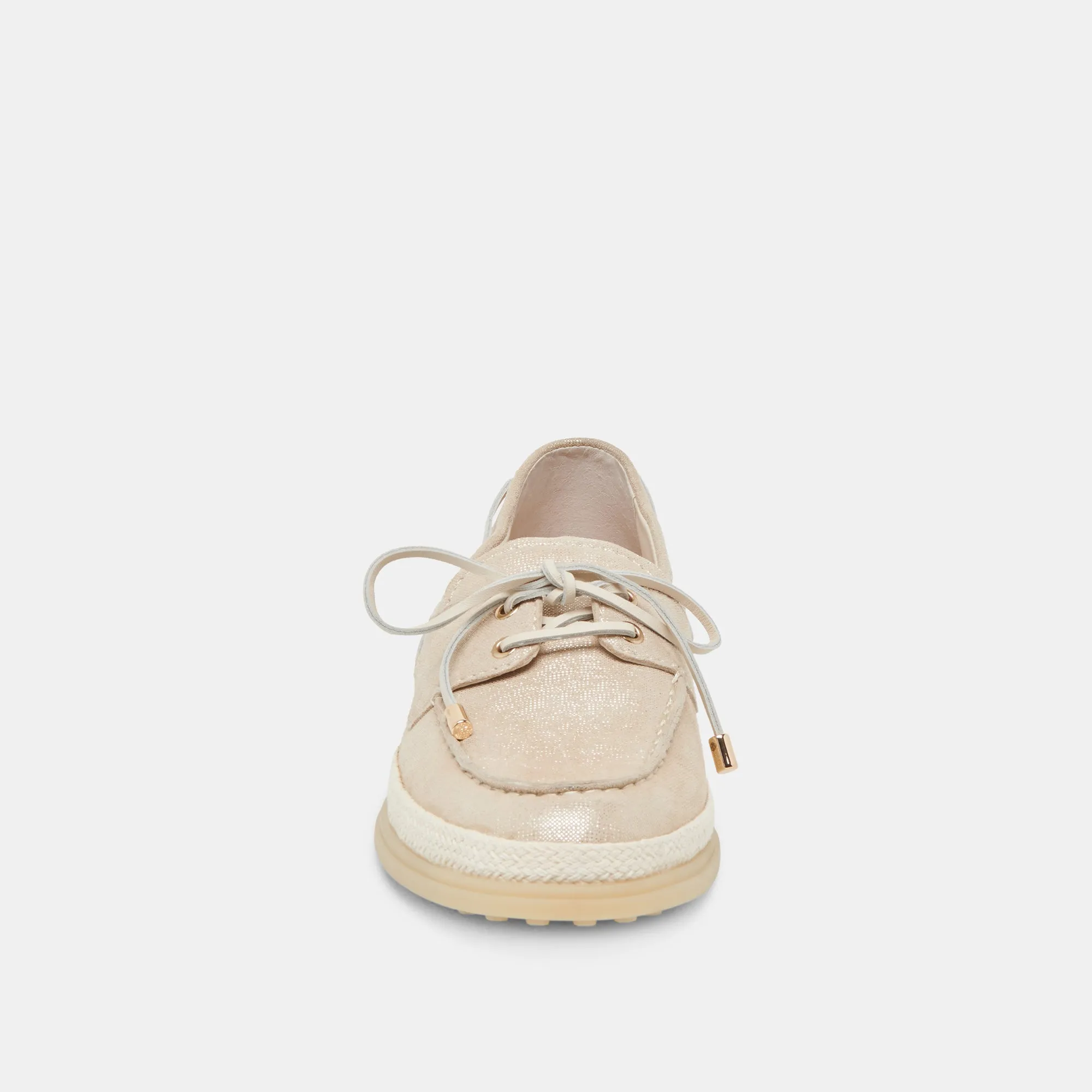 DORIS LOAFERS TAUB METALLIC GEWEBT