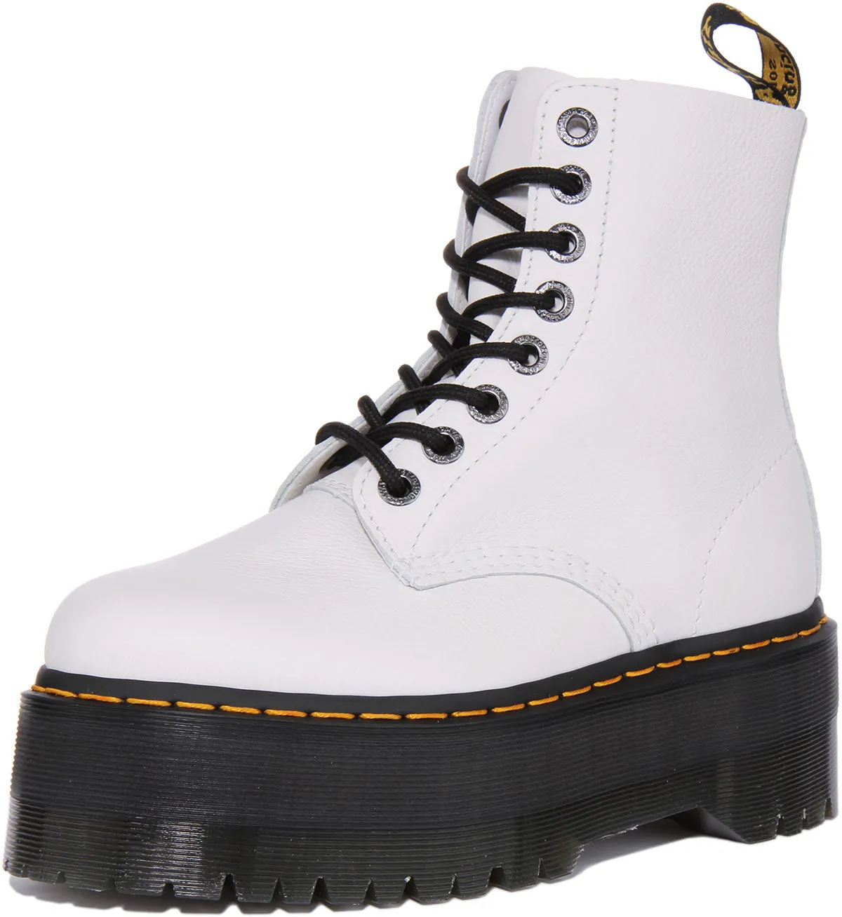 Dr. Martens 1460 Pascal Max Plateau in Weiß für Damen Schuhe Dr. Martens