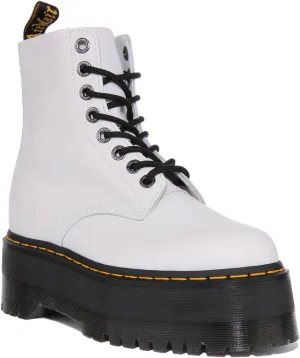 Dr. Martens 1460 Pascal Max Plateau in Weiß für Damen Schuhe Dr. Martens