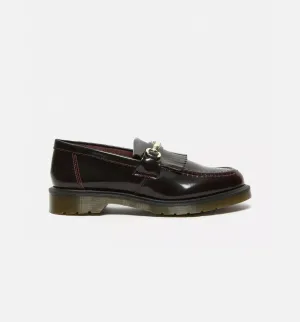 Dr. Martens Schuhe Adrian Snaffle Glattleder Kiltie Loafers Herren Lifestyle Schuh - Kirschrot