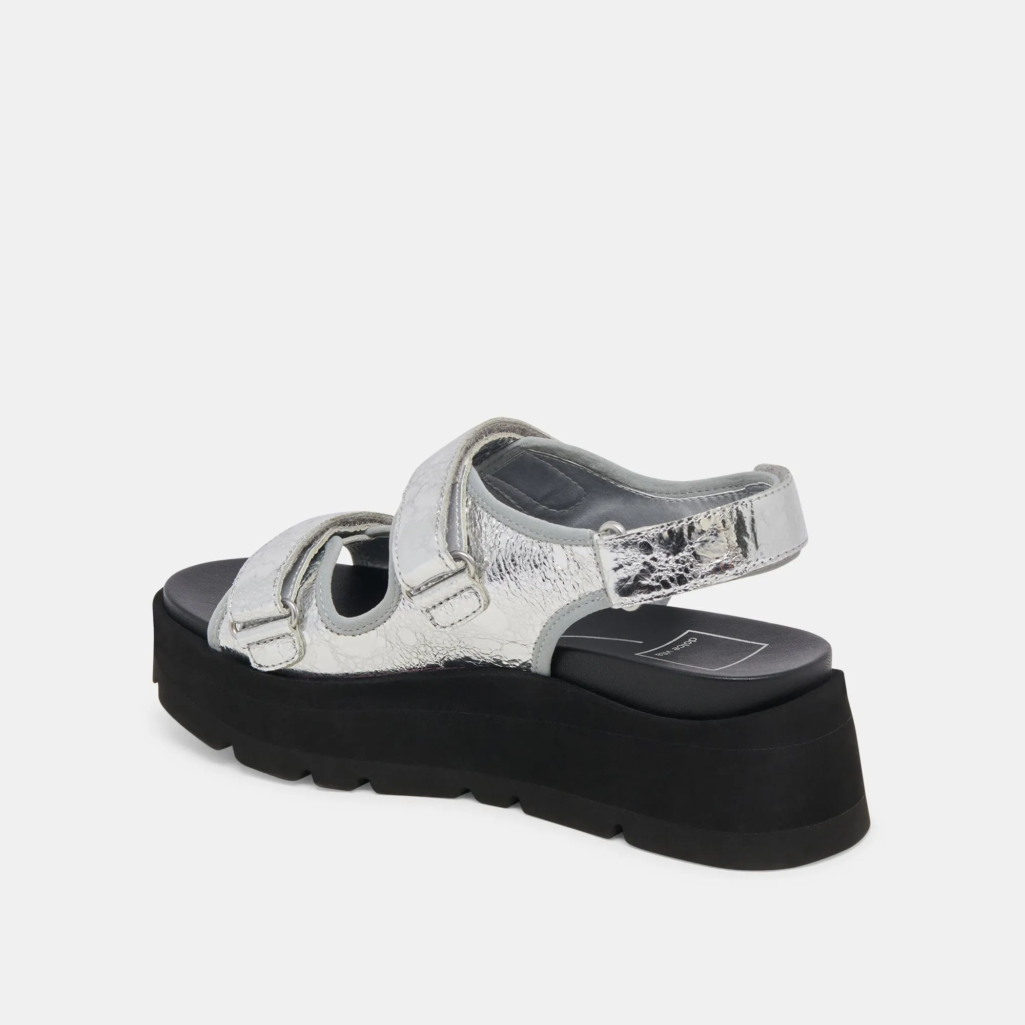 DUBAI SANDALETTEN SILBER ANTIKE LEDER