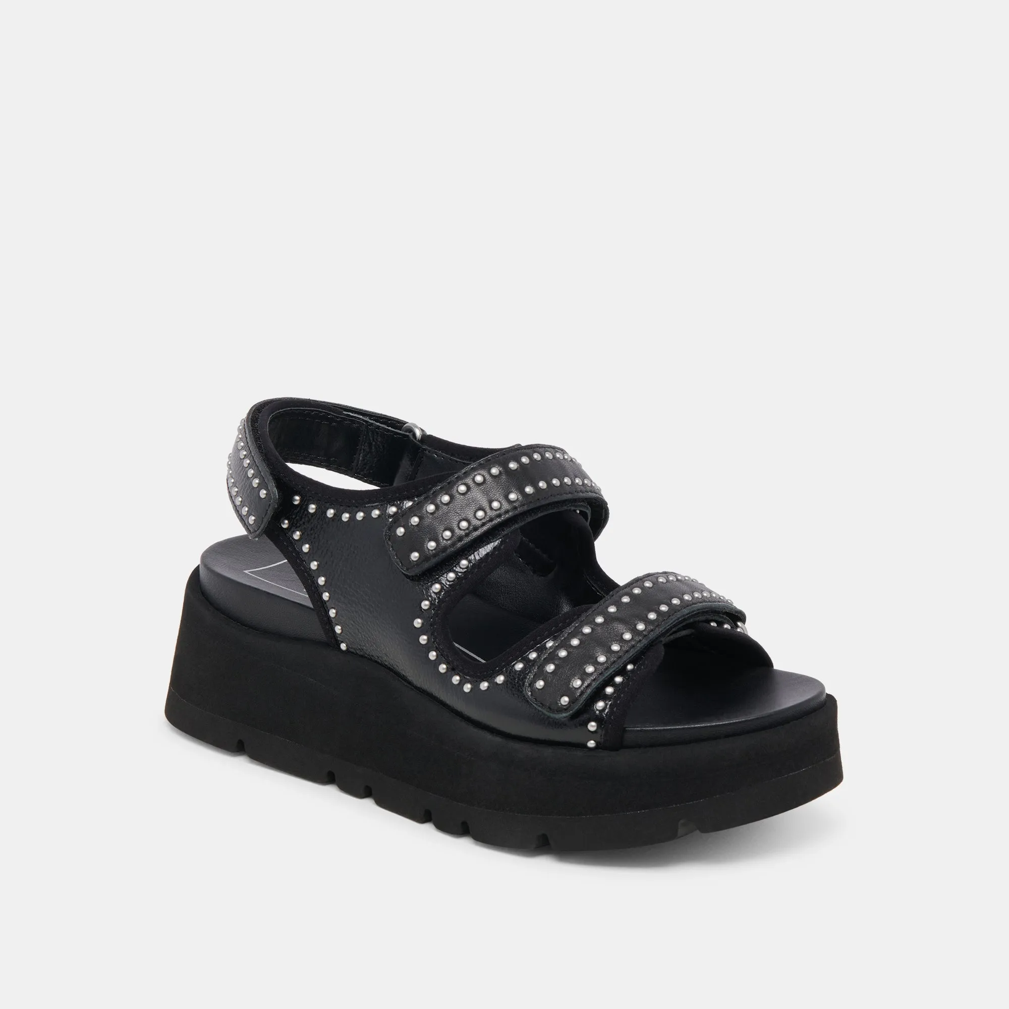 DUBAI STIEFELETTEN MITTELHOCH MIT MITTERNACHTSKRÄUSELUNG GLANZLEDER
