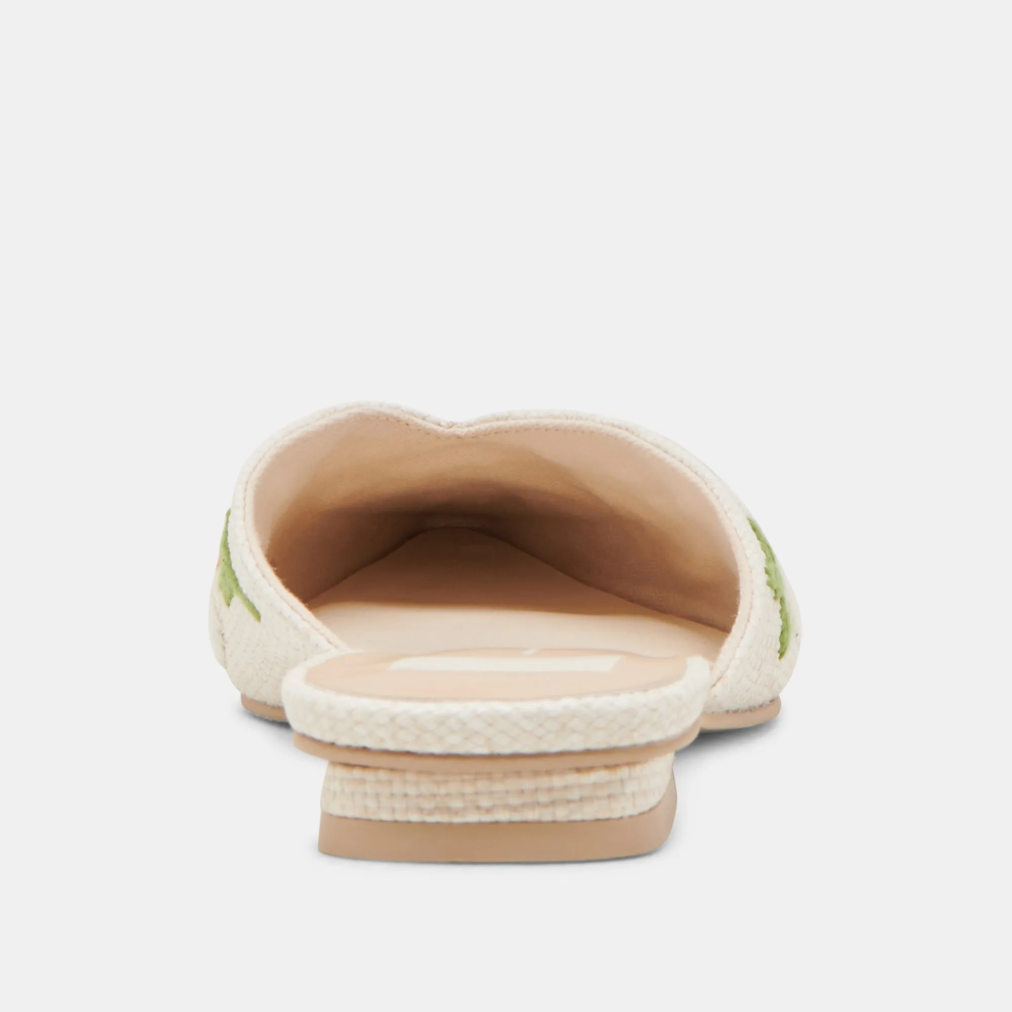 ELM FLATS WEIßE BLUMEN RAFFIA