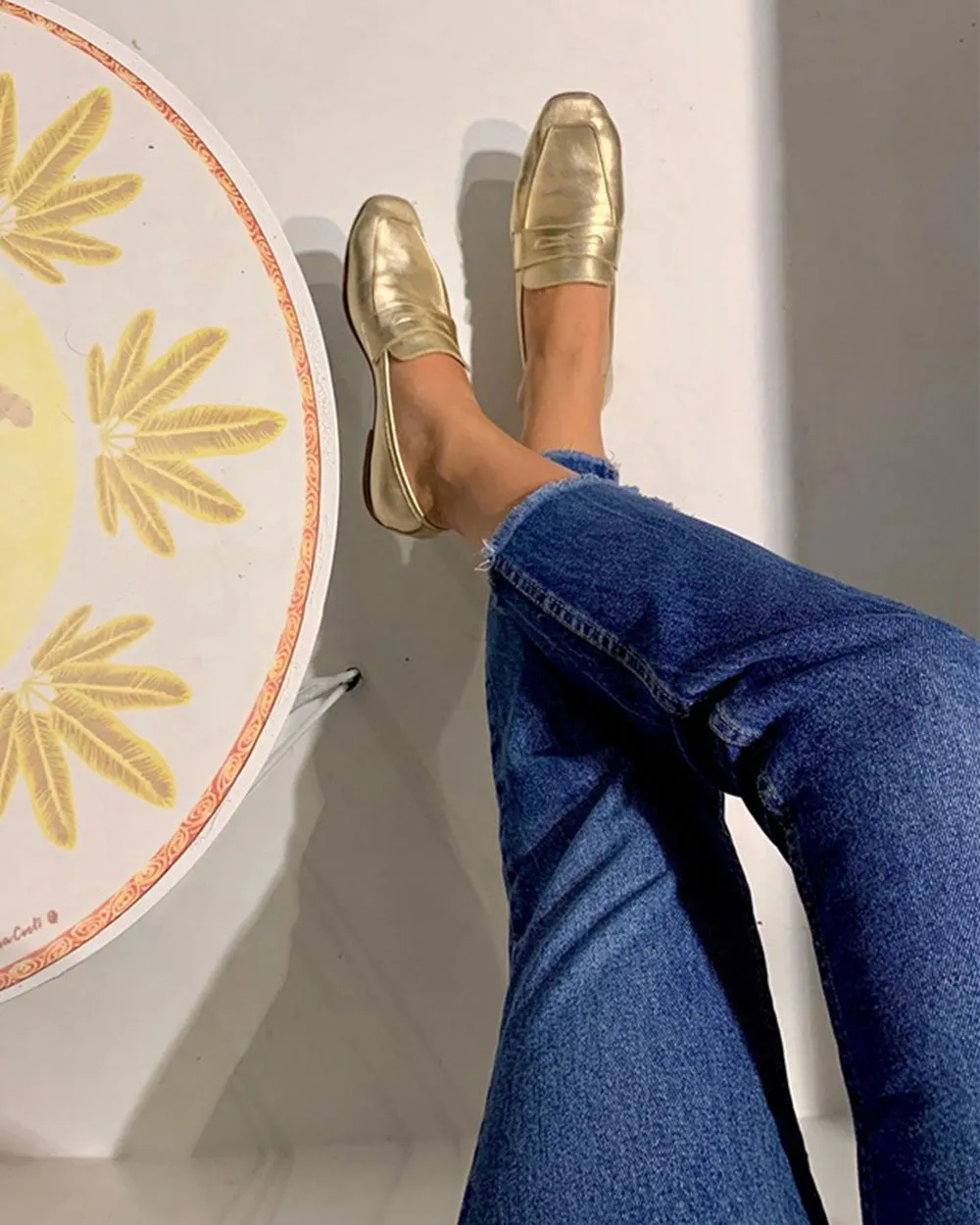 Essentielle Loafer in Gold