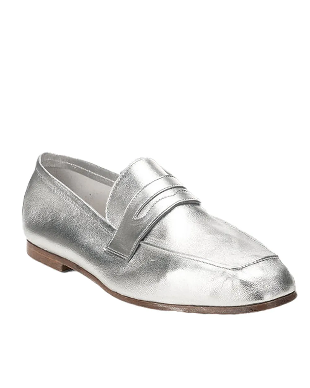 Essentielle Loafer in Silber