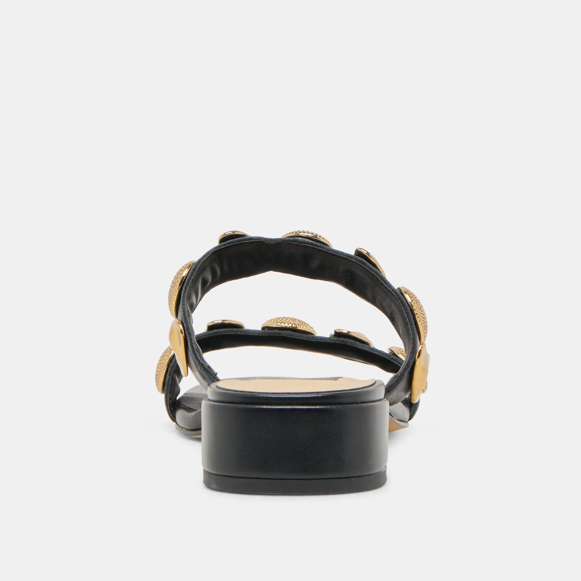 FARROW SANDALEN AUS SCHWARZEM LEDER