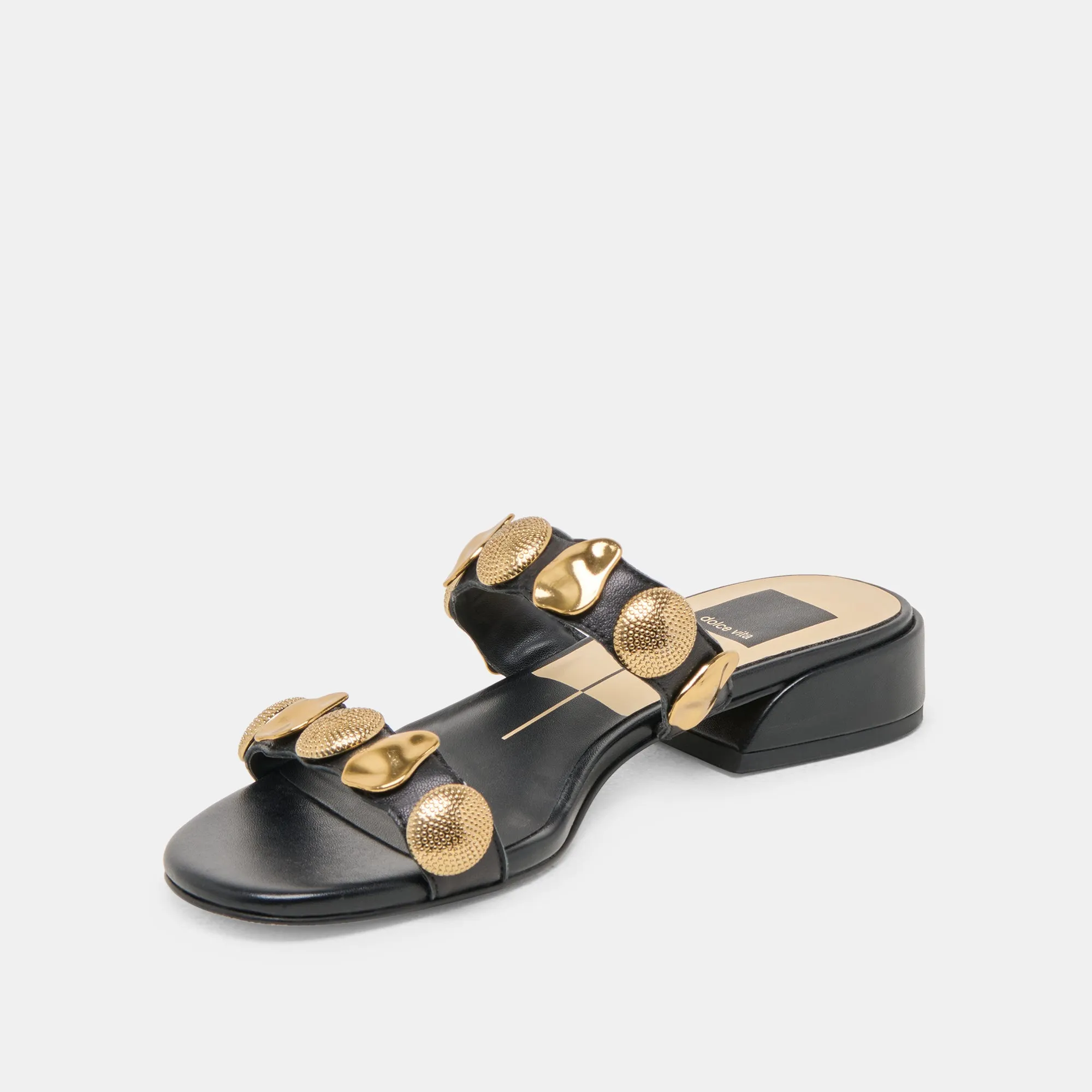 FARROW SANDALEN AUS SCHWARZEM LEDER