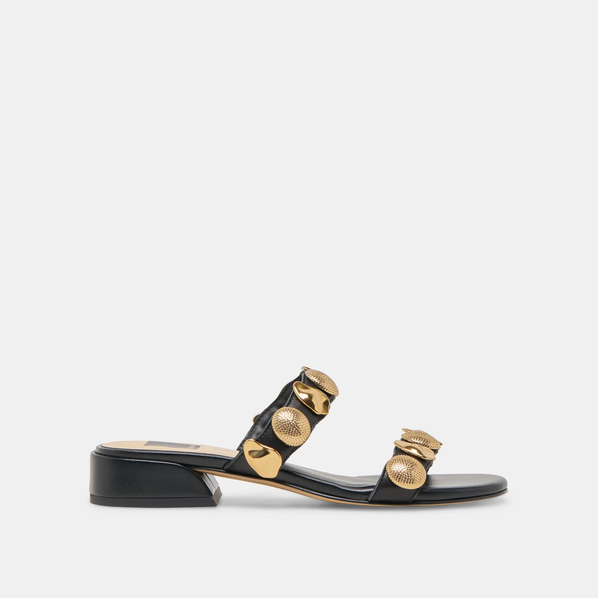 FARROW SANDALEN AUS SCHWARZEM LEDER