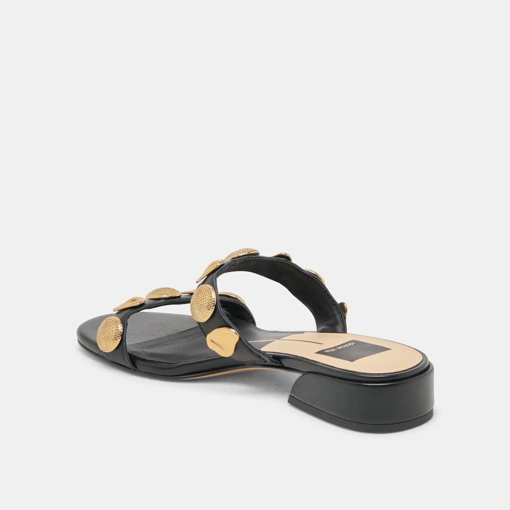 FARROW SANDALEN AUS SCHWARZEM LEDER