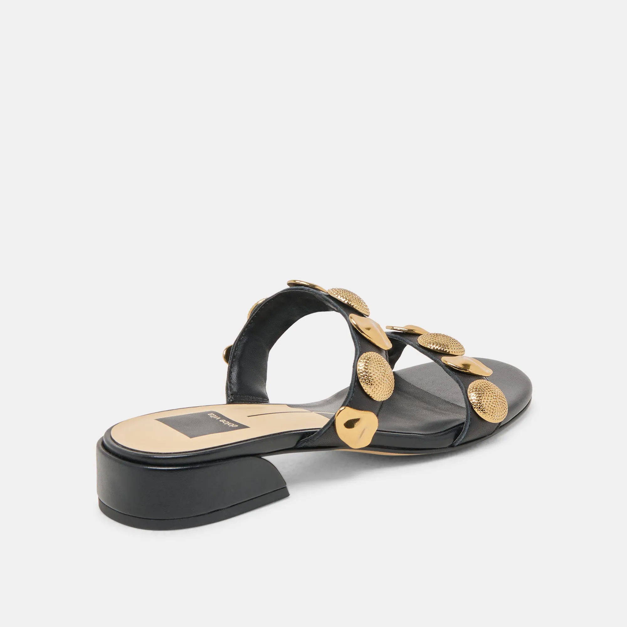 FARROW SANDALEN AUS SCHWARZEM LEDER