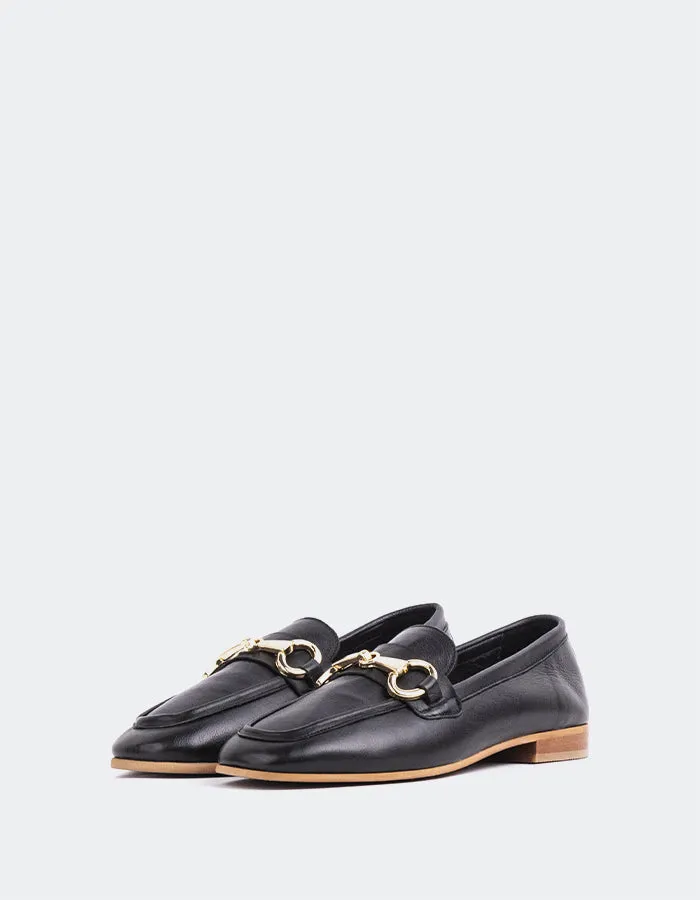 Fayette Leder in Schwarz