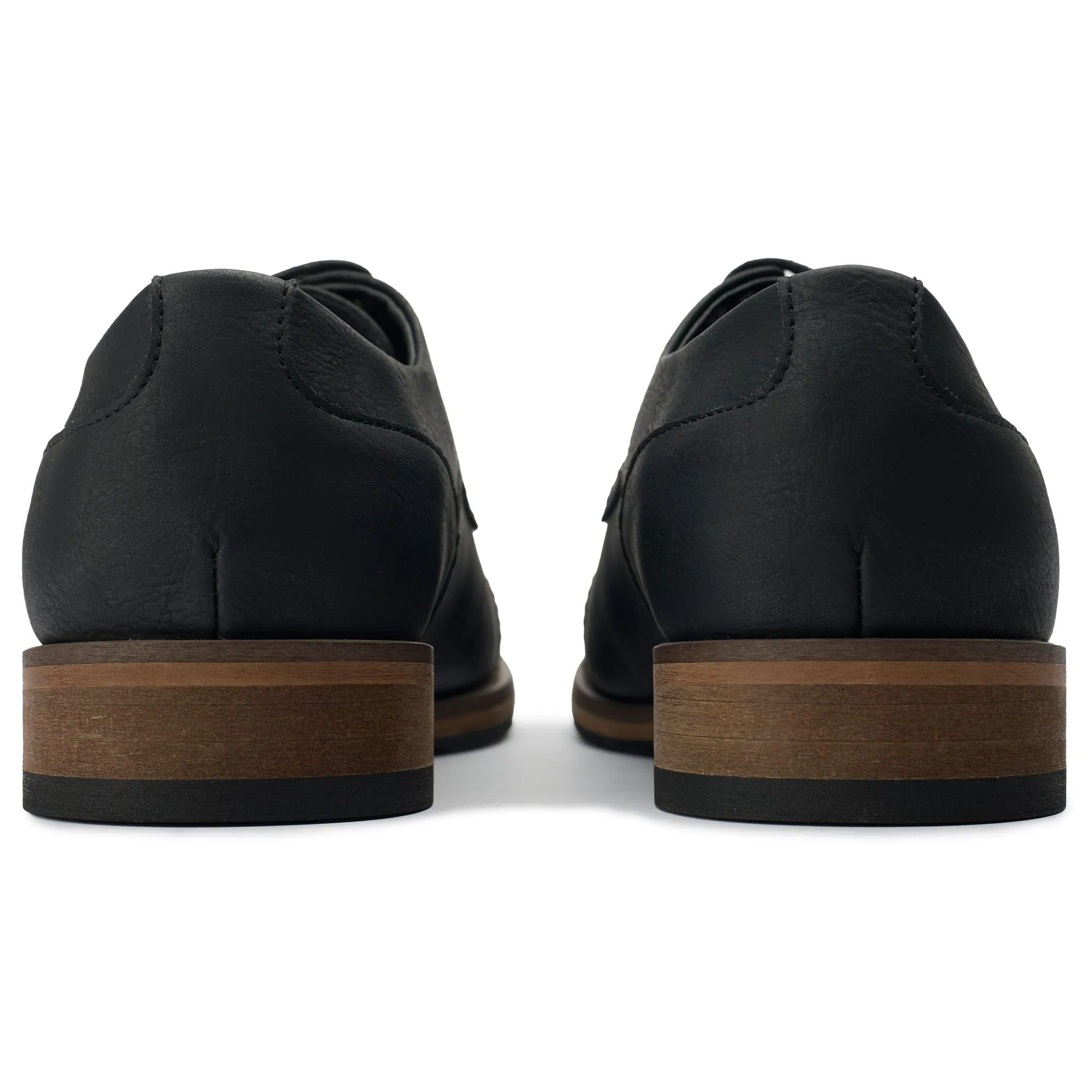 Ginger 2 Herren Derby-Schuhe aus veganem Leder | Schwarz