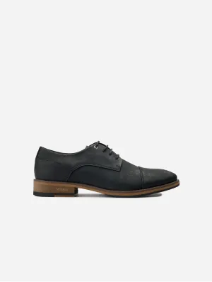 Ginger 2 Herren Derby-Schuhe aus veganem Leder | Schwarz