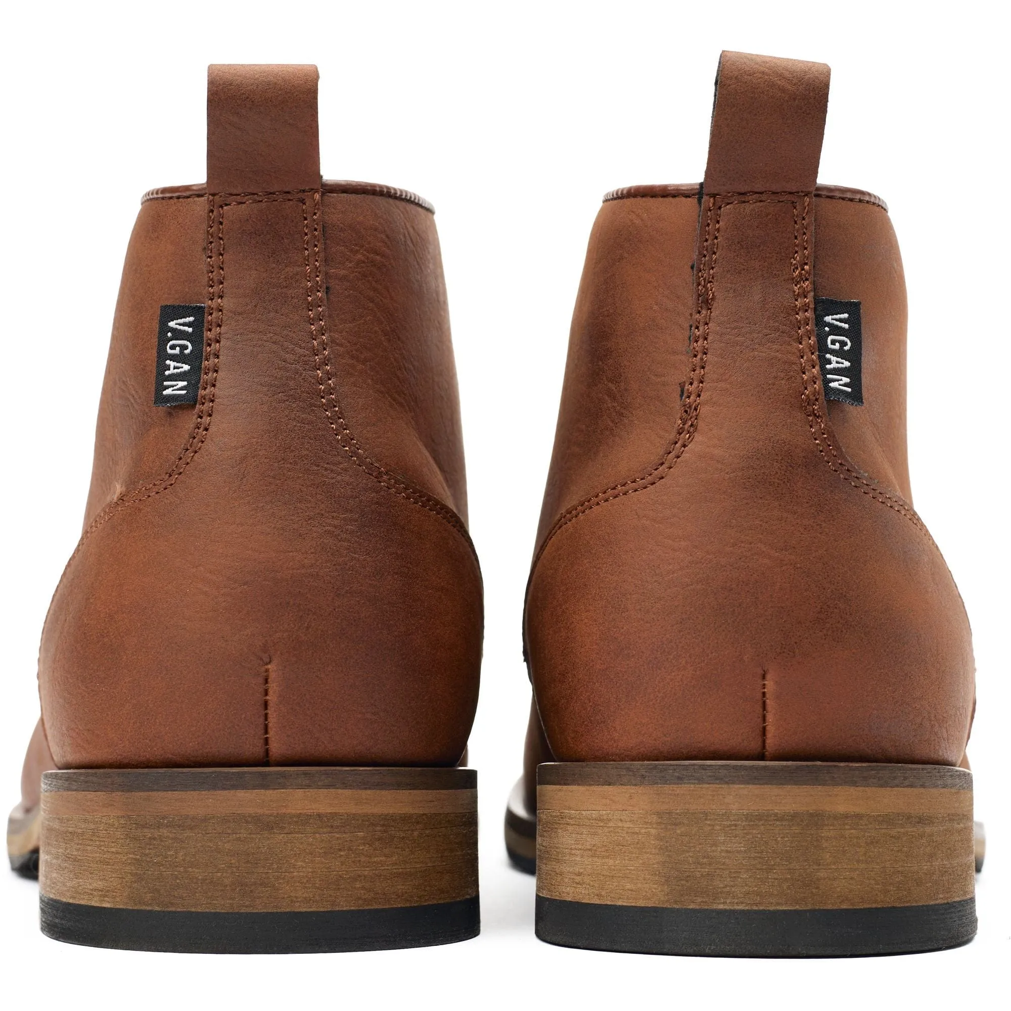 Goji 2 Herren Chukka-Stiefel aus veganem Leder | Beige