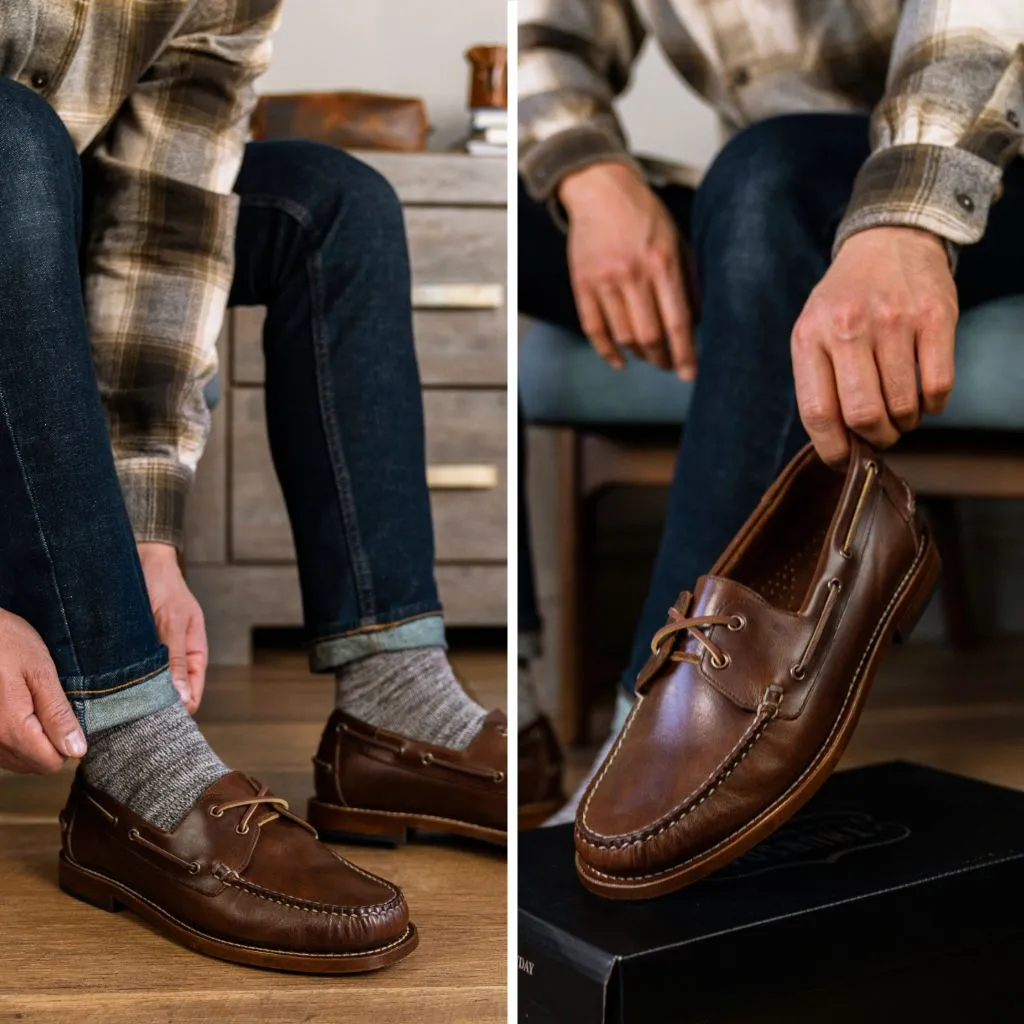 Handgenähter Loafer | Braun