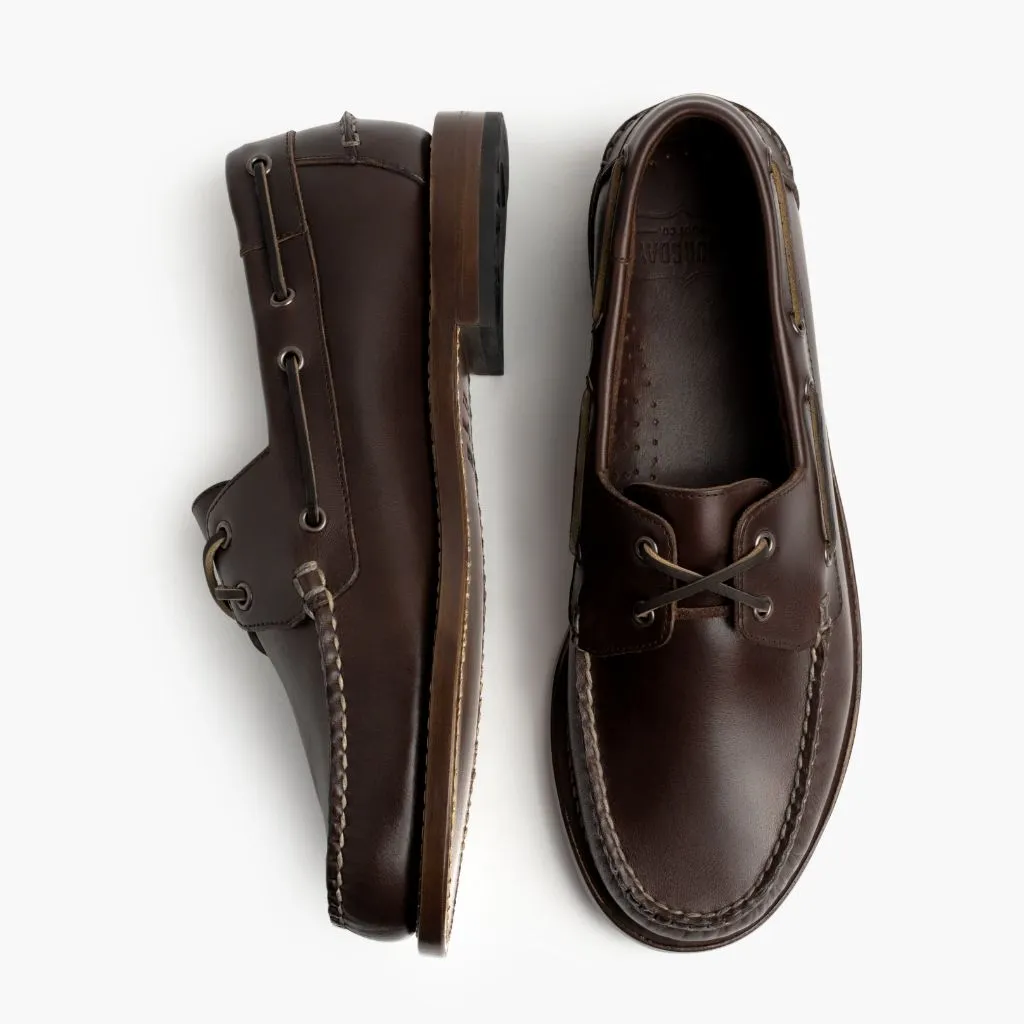 Handgenähter Loafer | Schokolade