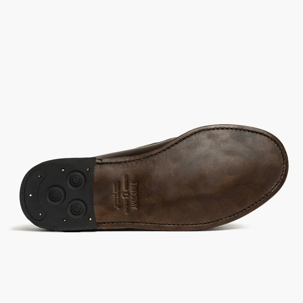 Handgenähter Loafer | Schokolade