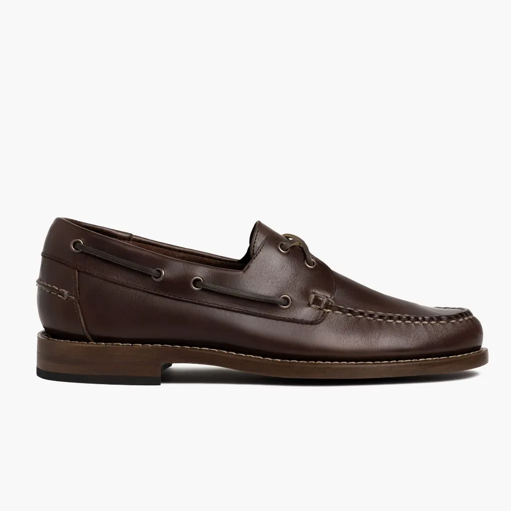 Handgenähter Loafer | Schokolade