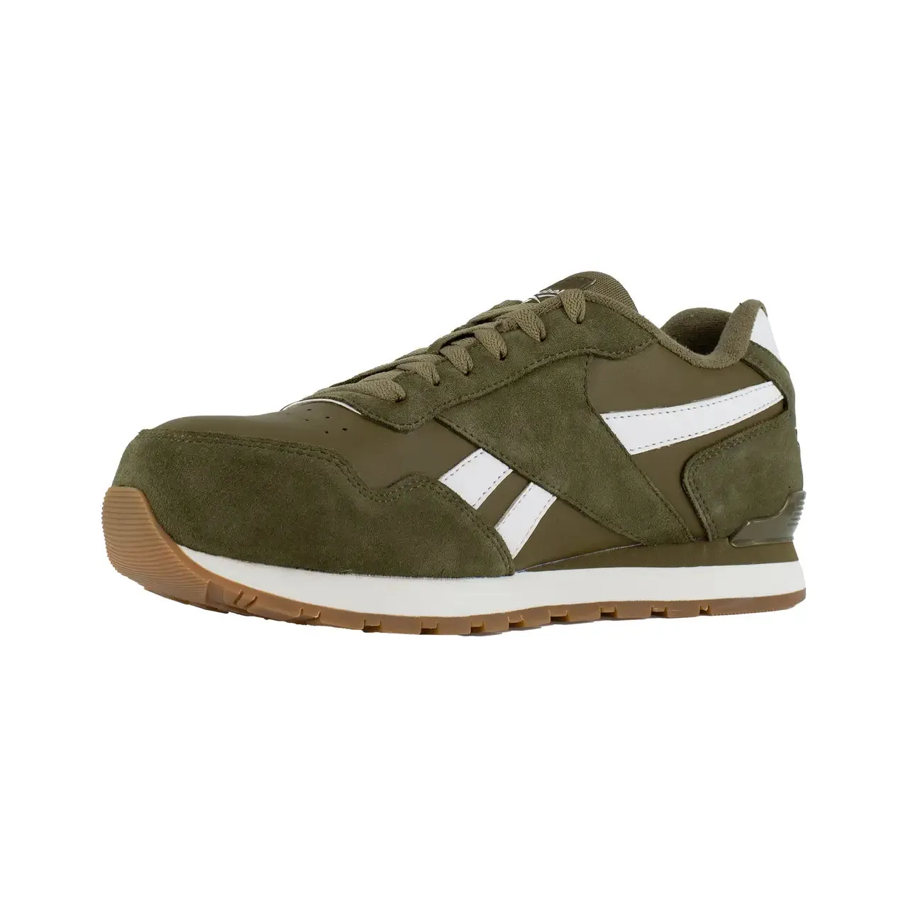 Harman Composite-Zehen Sport-Arbeitsschuh Olive/Weiß