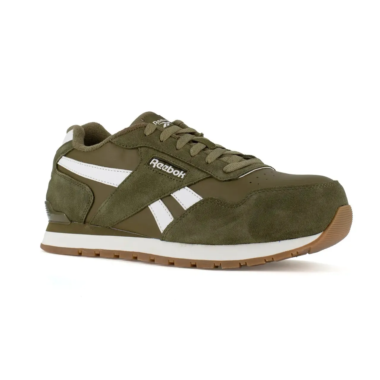 Harman Composite-Zehen Sport-Arbeitsschuh Olive/Weiß