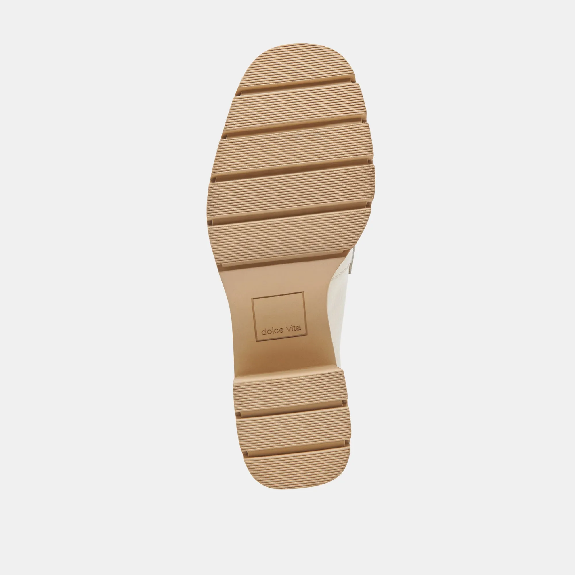 HAROLD HEELS IVORY PATENTLEDER
