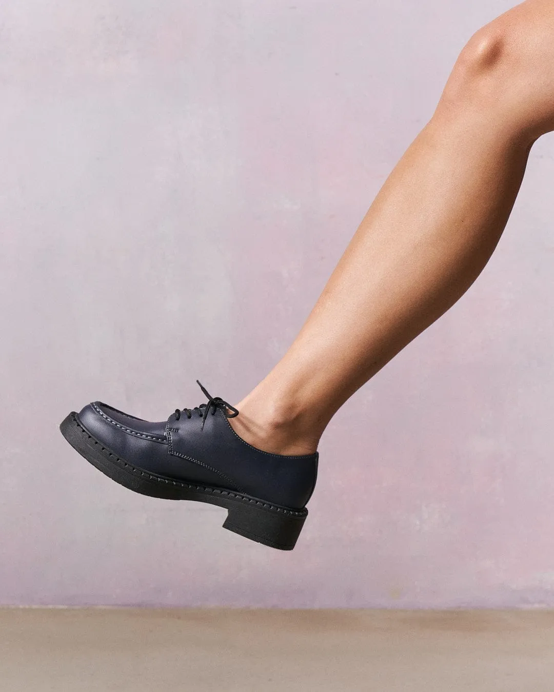 Helen Damen Loafers aus veganem Maisleder | Marineblau