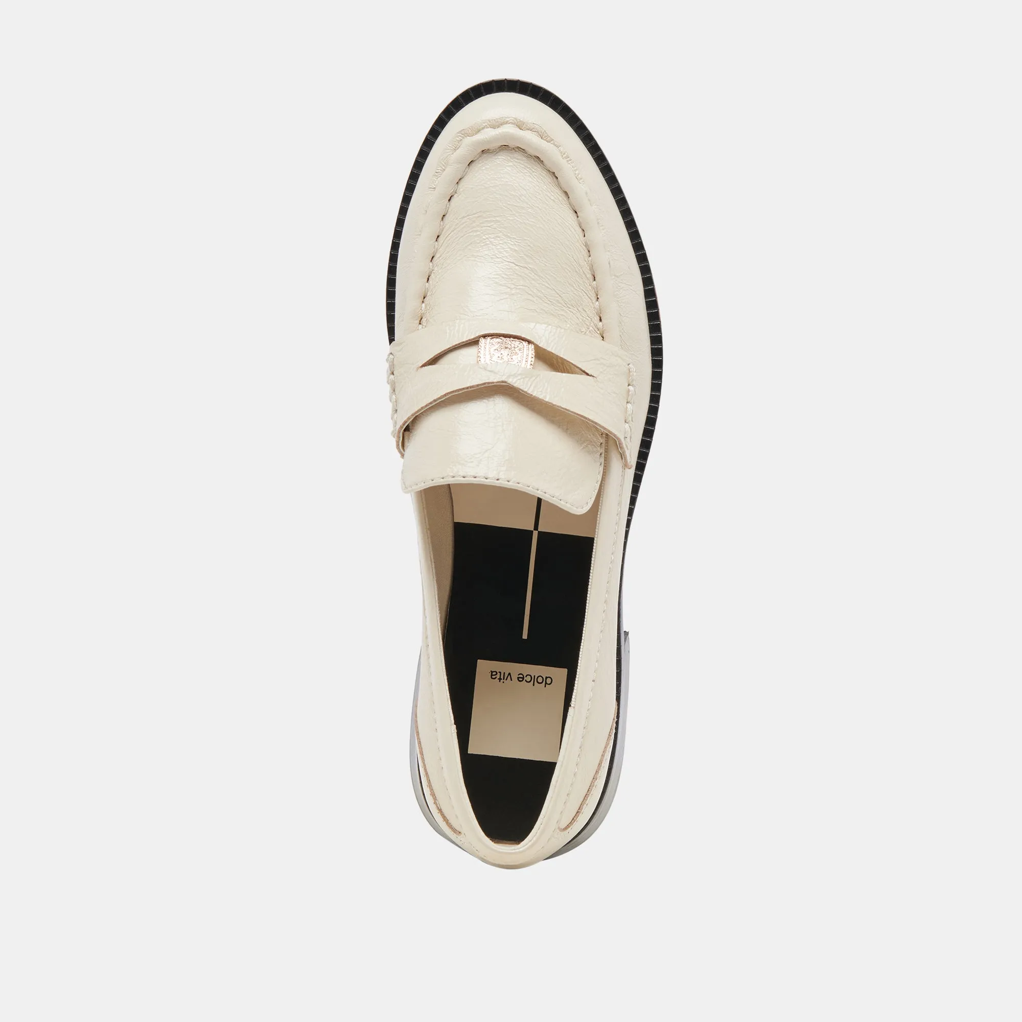 HILLY LOAFERS ELFENBEINFARBENE MÜNZE