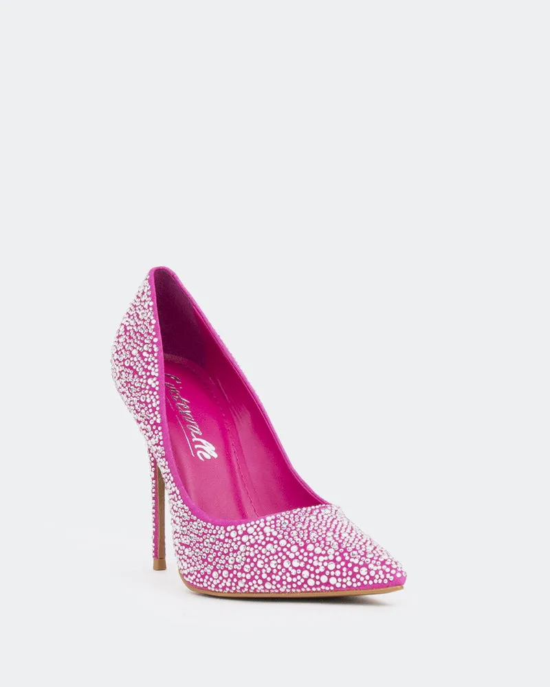 Hilton, Fuchsia Wildleder/Wildleder Fuchsia