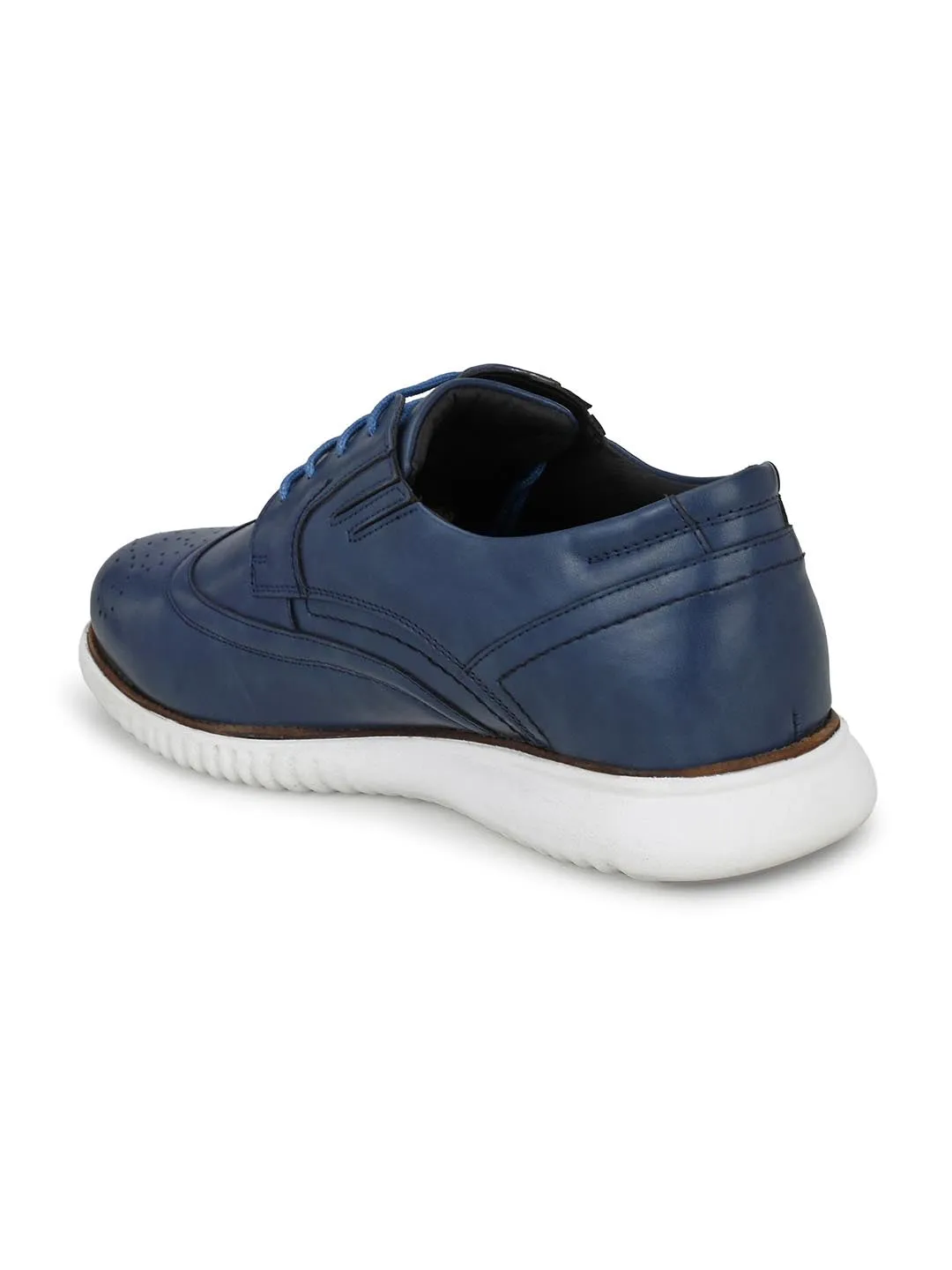 Hitz Herren Sneaker aus Synthetikmaterial mit Schnürung in Blau