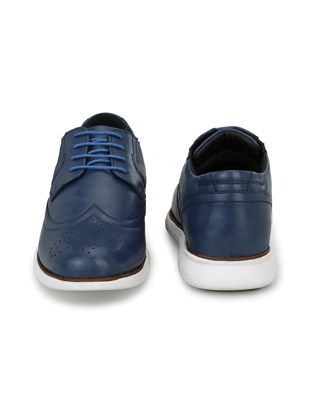 Hitz Herren Sneaker aus Synthetikmaterial mit Schnürung in Blau
