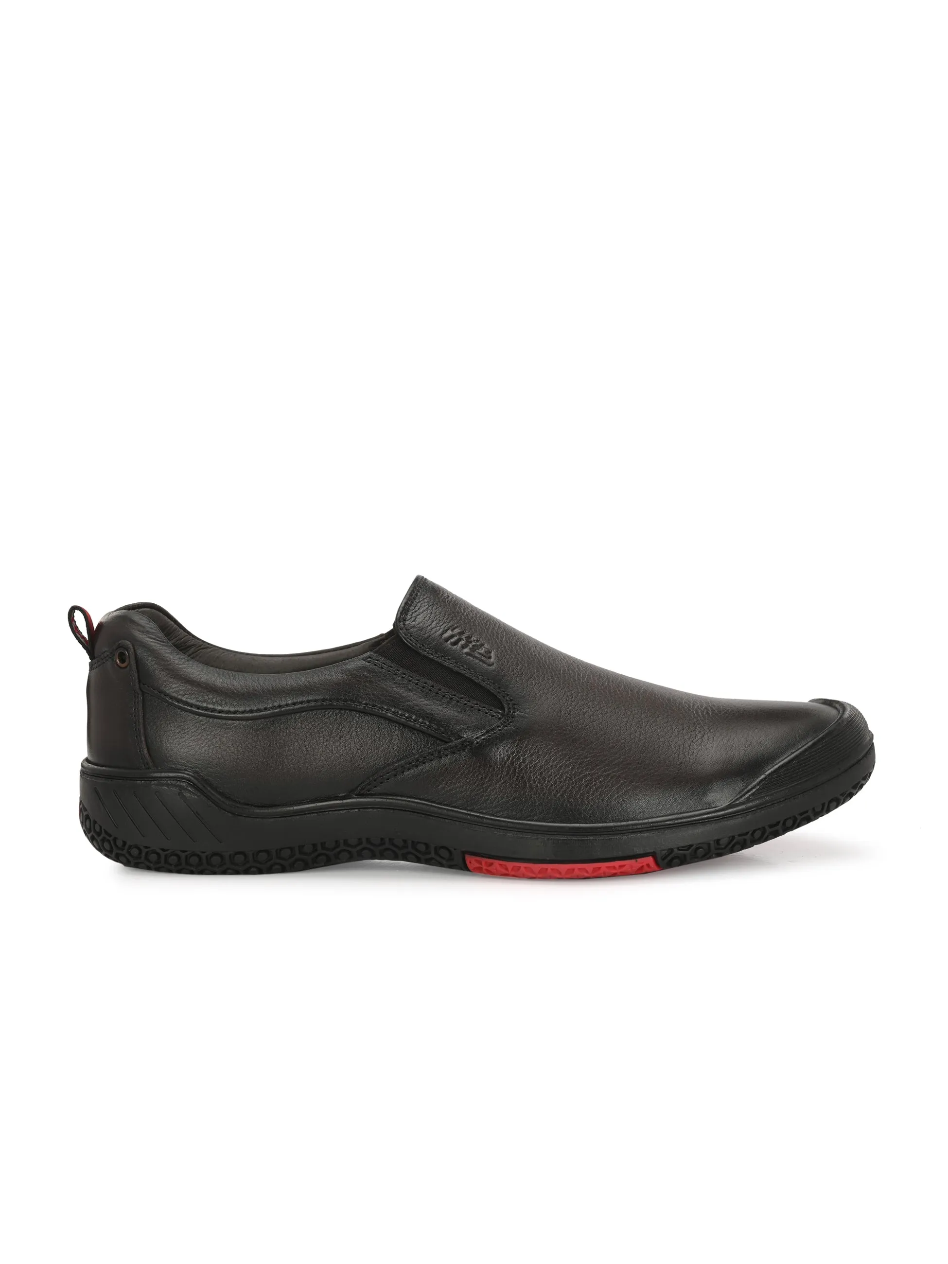 Hitz Herren Braune Lederschlupfschuhe für formelle Anlässe