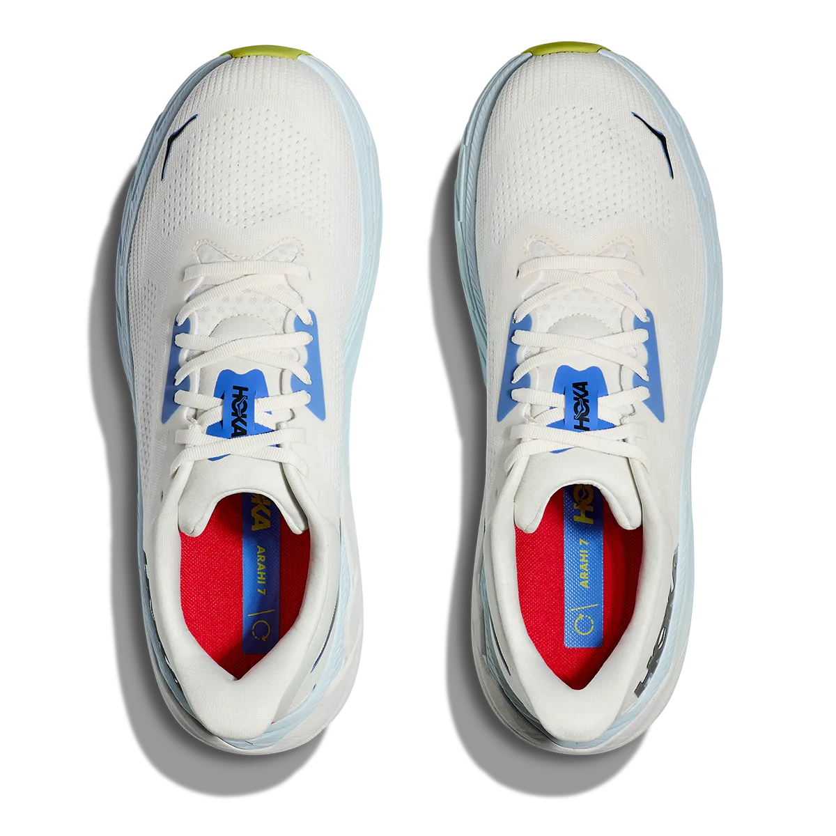 Hoka Arahi 7 - Blanc de Blanc - Virtuelles Blau