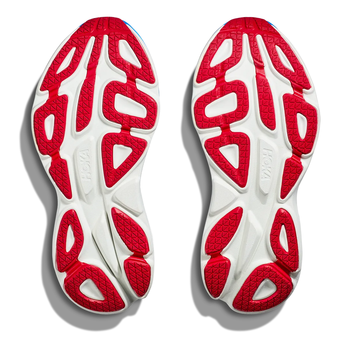 Hoka Bondi 8 - Blanc de Blanc - Virtuelles Blau