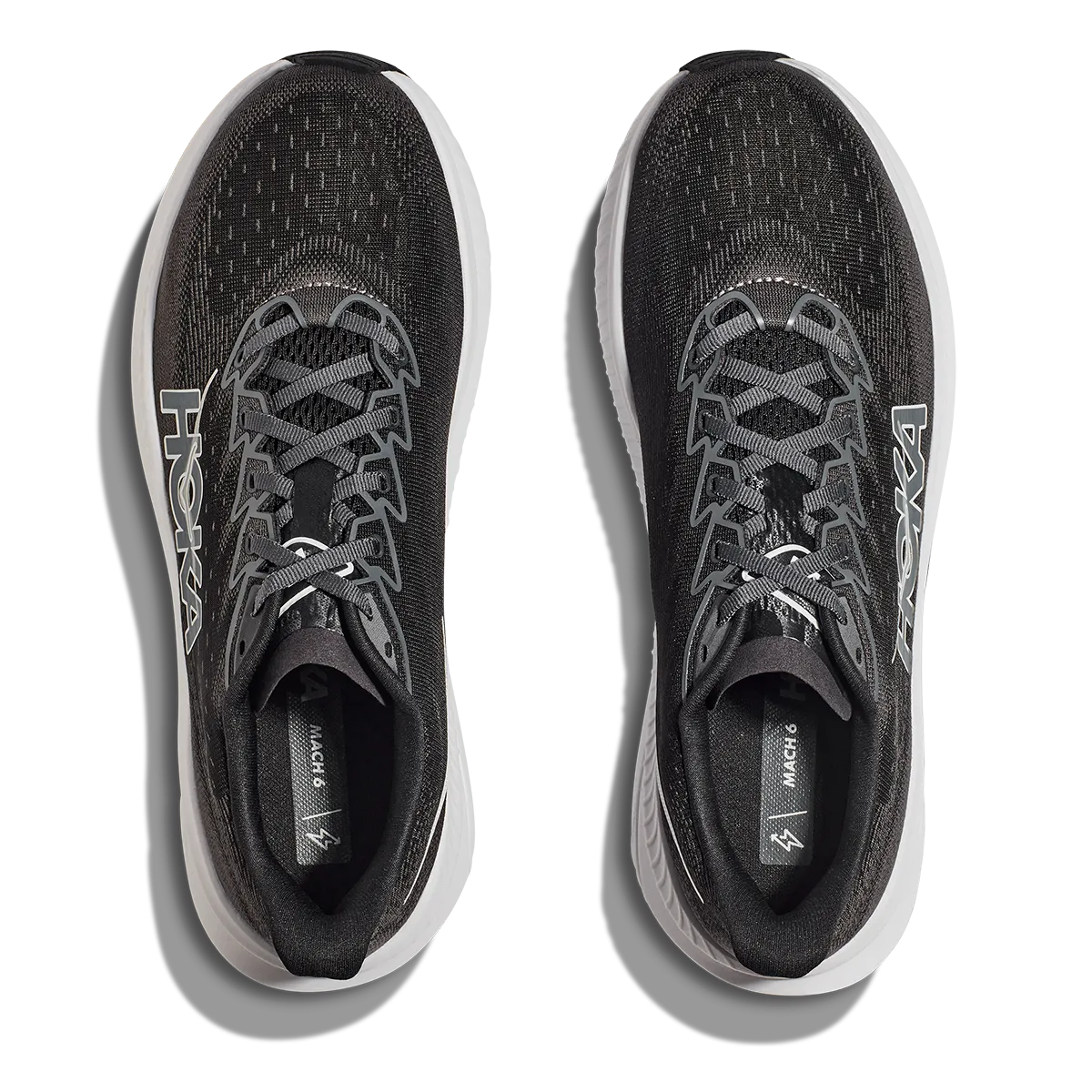 Hoka Mach 6 - Schwarz - Weiß