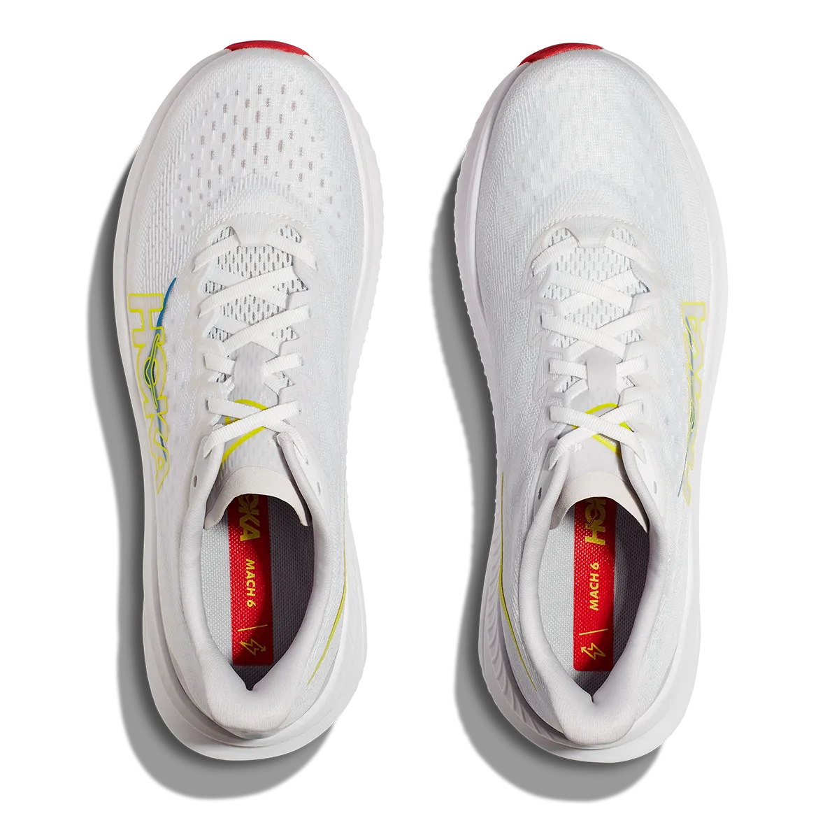 Hoka Mach 6 - Weiß - Nimbuswolke