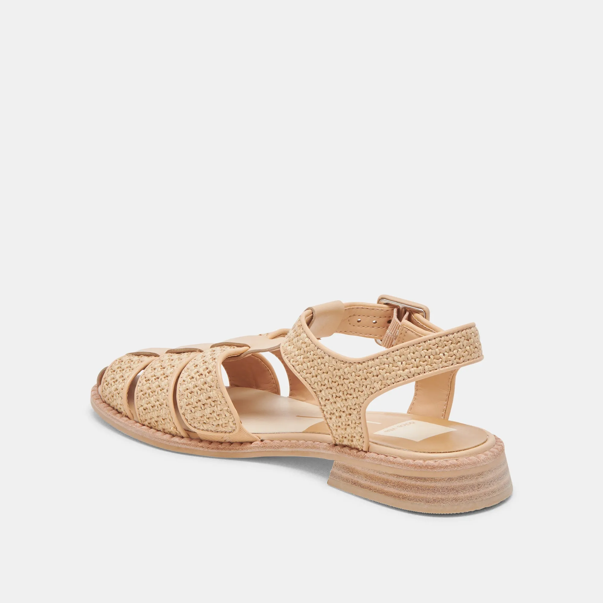 HOLIS SANDALETTEN LT NATUR RAFFIA