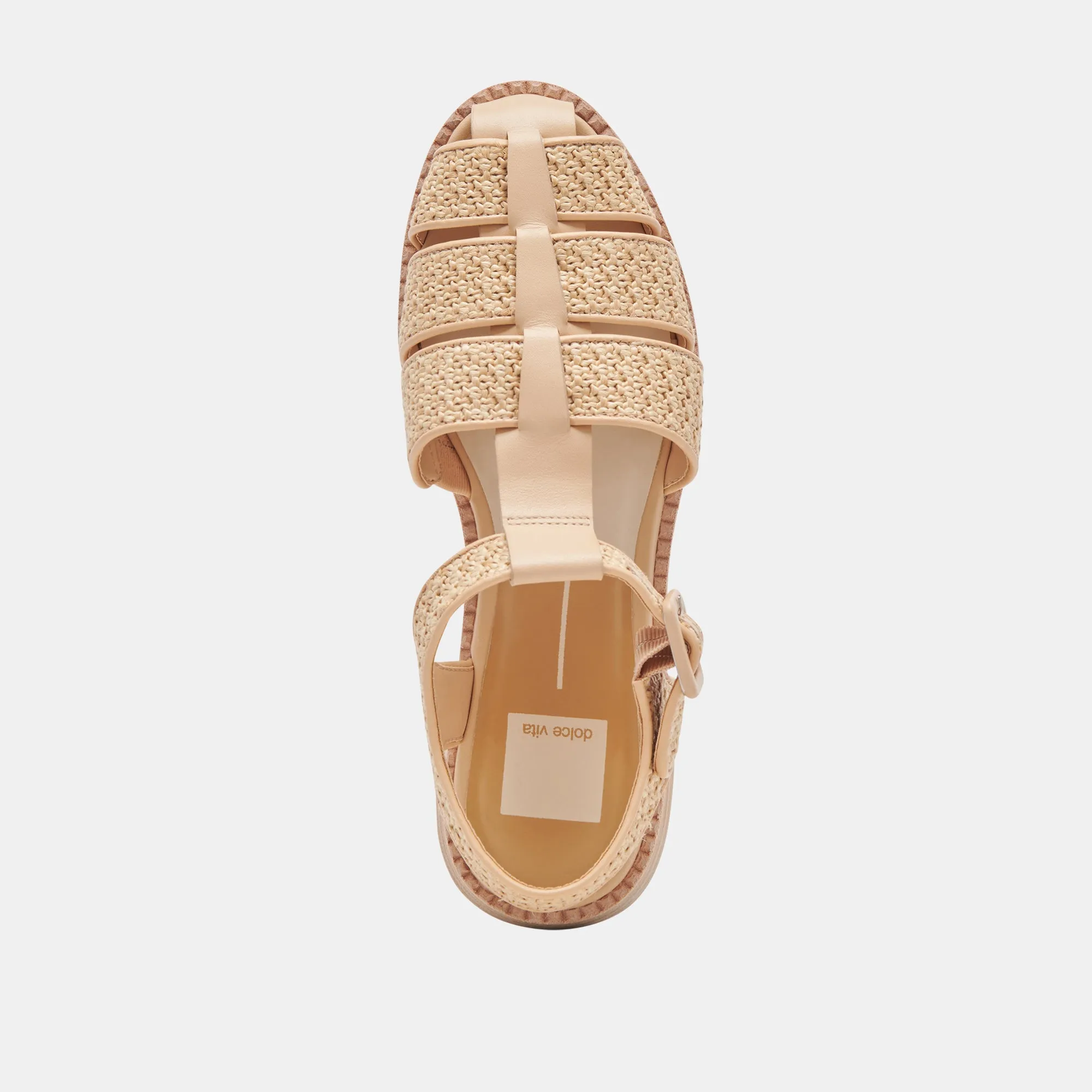 HOLIS SANDALETTEN LT NATUR RAFFIA