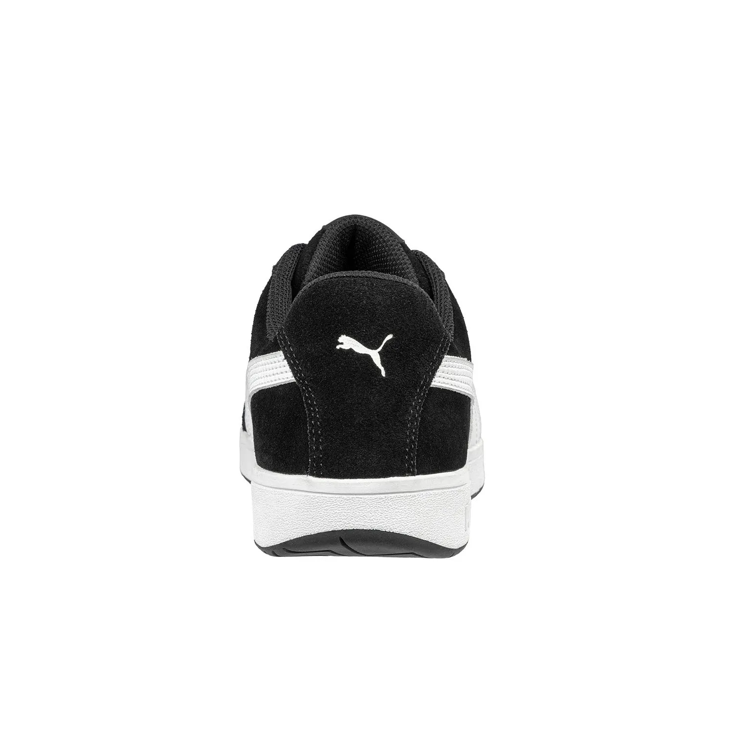 Ikonicher Wildleder-Low-Top-Herrenschuh mit Composite-Kappe in Schwarz